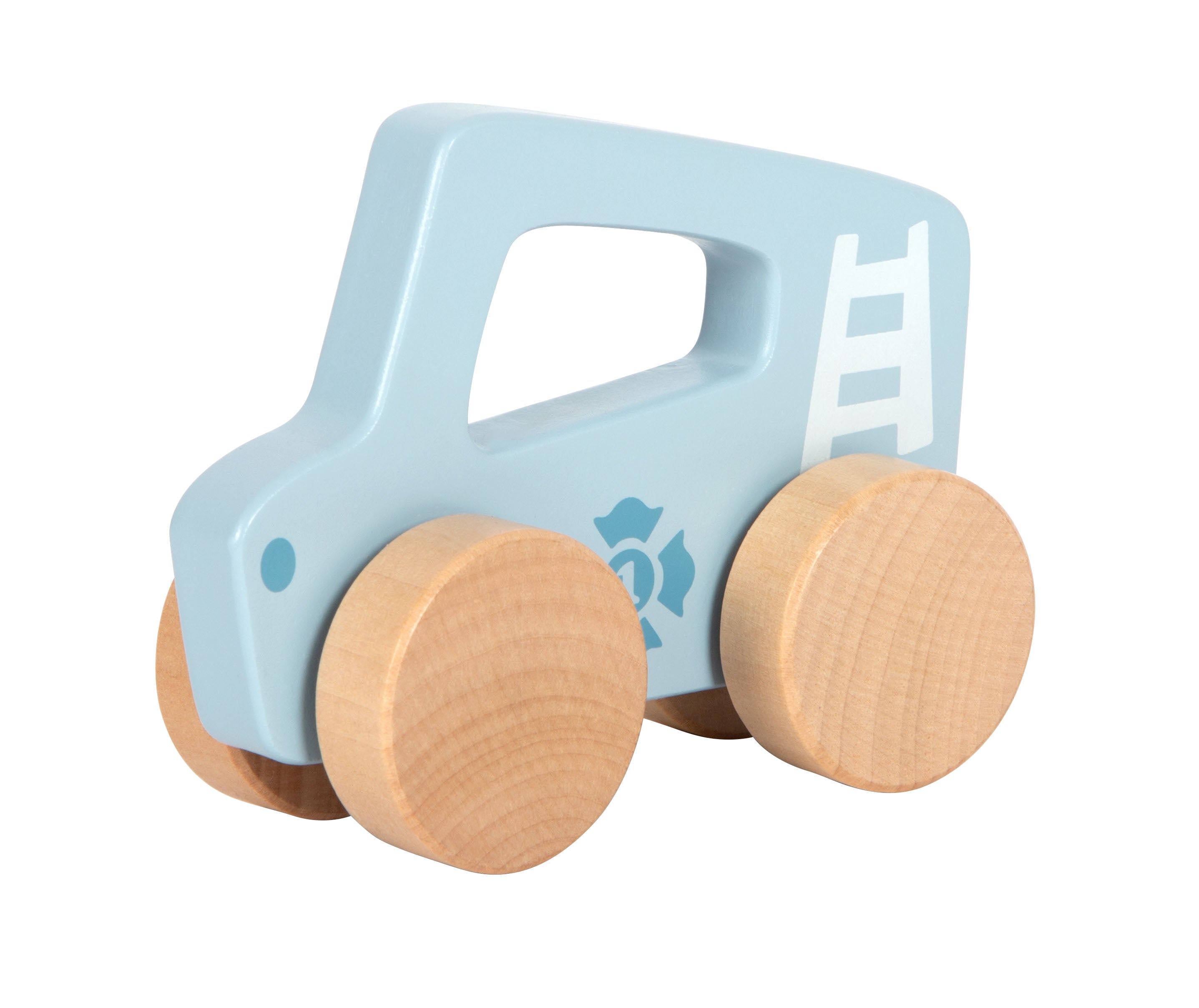 Small foot Schiebeauto aus Holz blau