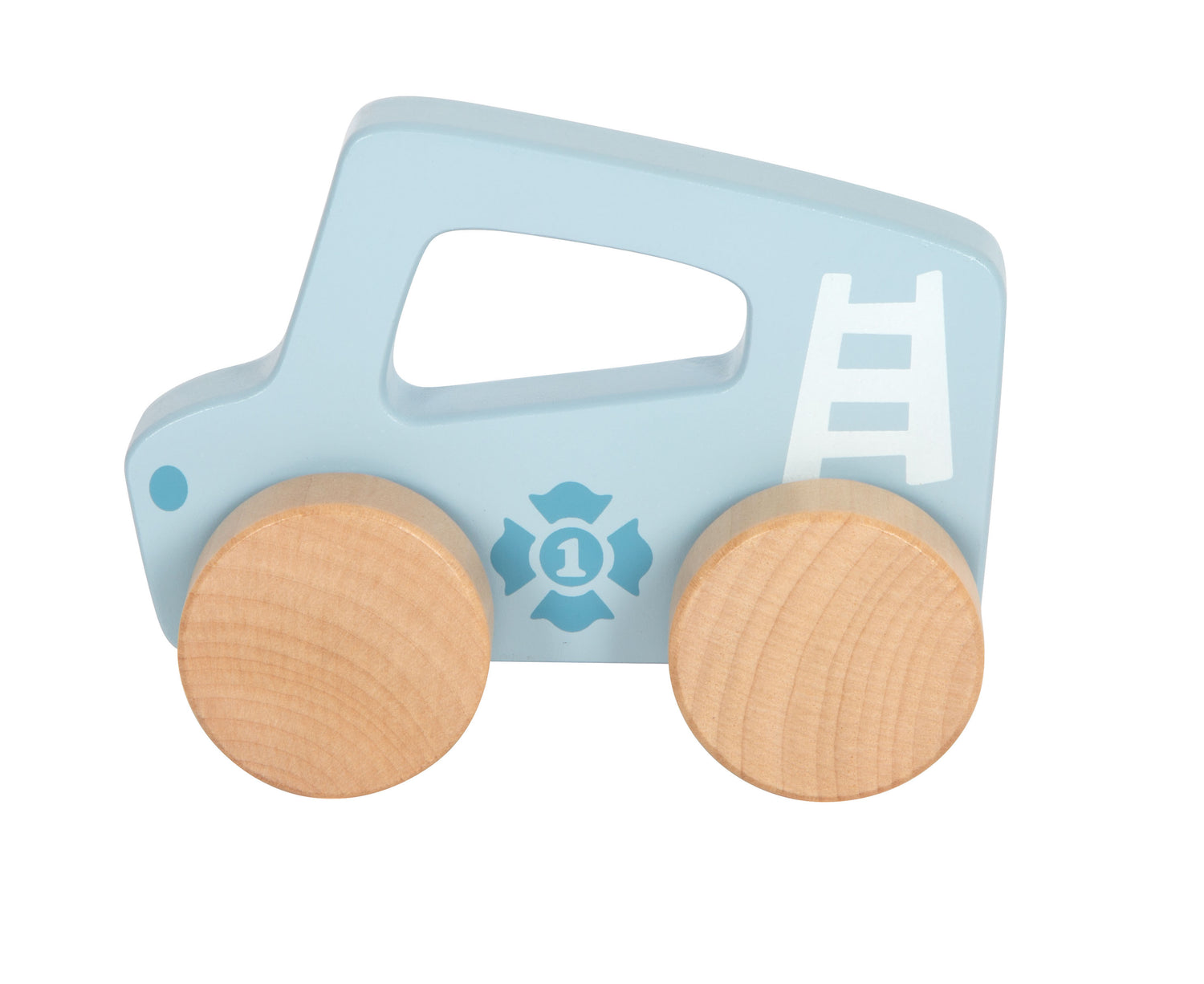Small foot Schiebeauto aus Holz blau