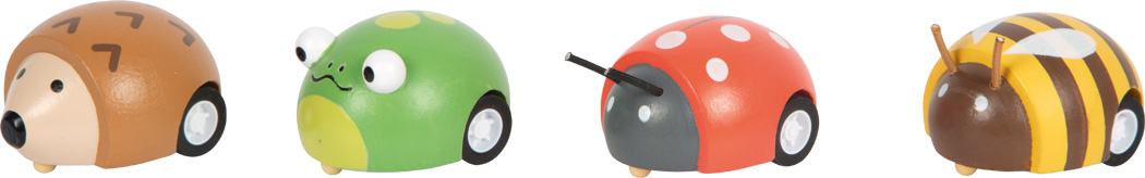 Rückziehtiere aus Holz ,,kleine Freunde‘‘ von small foot