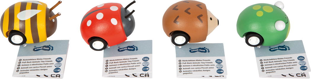 Rückziehtiere aus Holz ,,kleine Freunde‘‘ von small foot