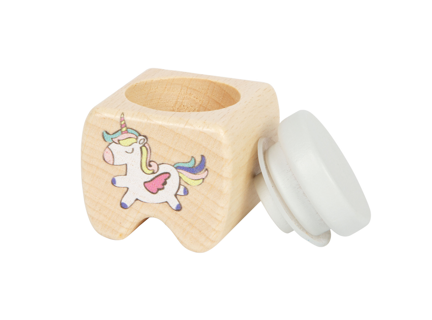 Personalisierbare Milchzahndose aus Holz von small foot