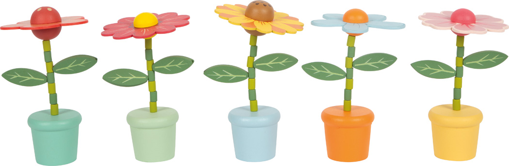 Holz-Blumen als Drückfigur von small foot