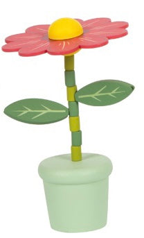 Holz-Blumen als Drückfigur von small foot