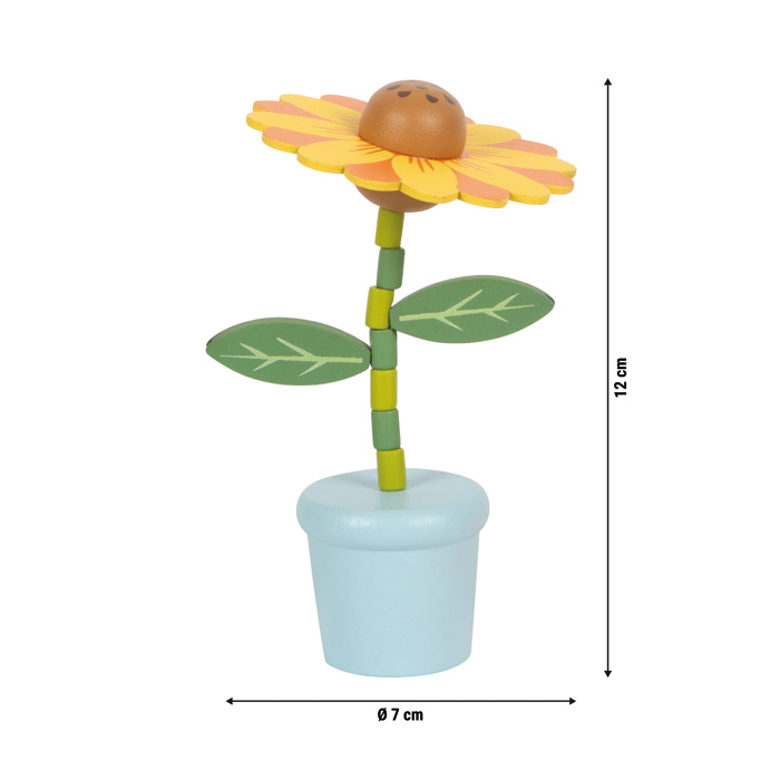 Holz-Blumen als Drückfigur von small foot