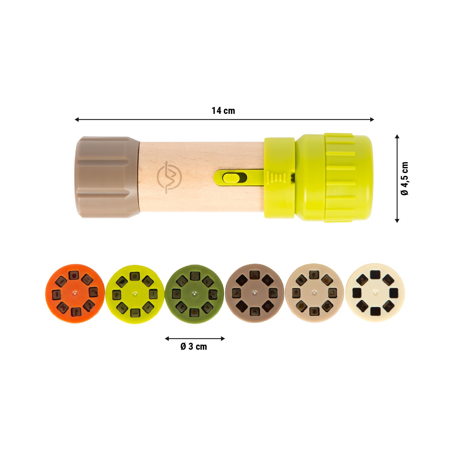 Kinder Taschenlampe mit Projektor ,Discover‘ von small foot