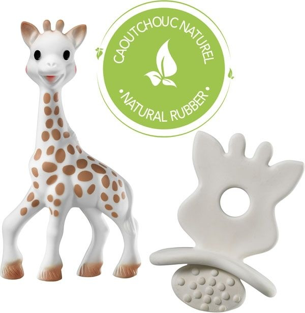 Sophie la girafe®  So'Pure Beißring mit Zahnungshilfe aus Naturkautschuk