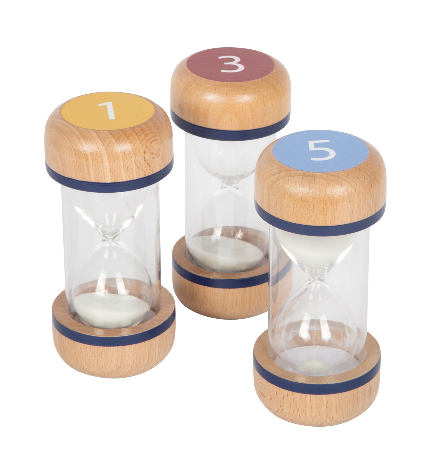Sanduhren Set ,Educate‘ aus Holz von Small Foot