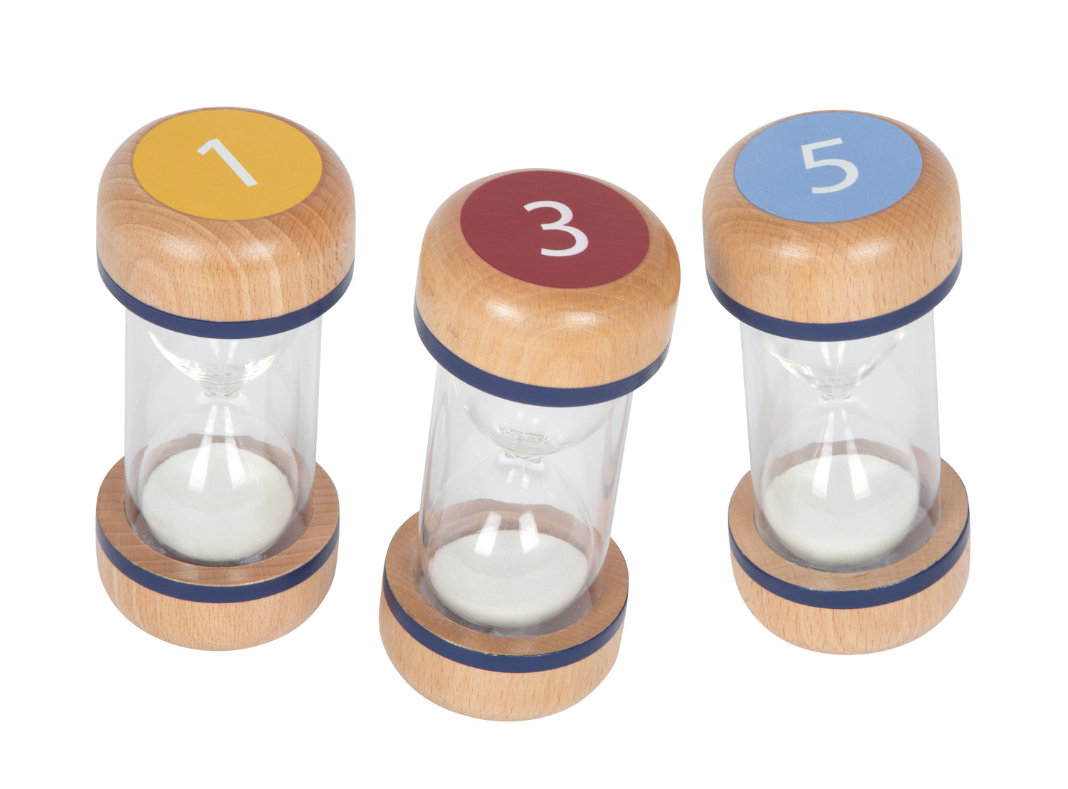 Sanduhren Set ,Educate‘ aus Holz von Small Foot