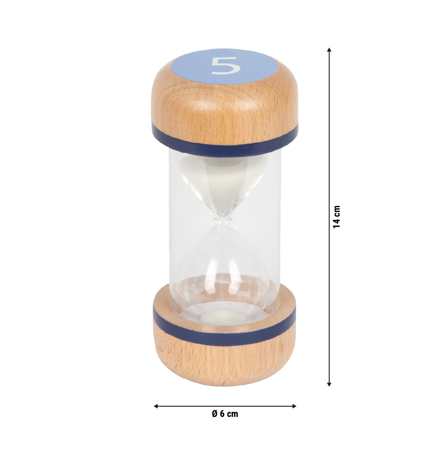 Sanduhr ,Educate‘ aus Holz von Small Foot