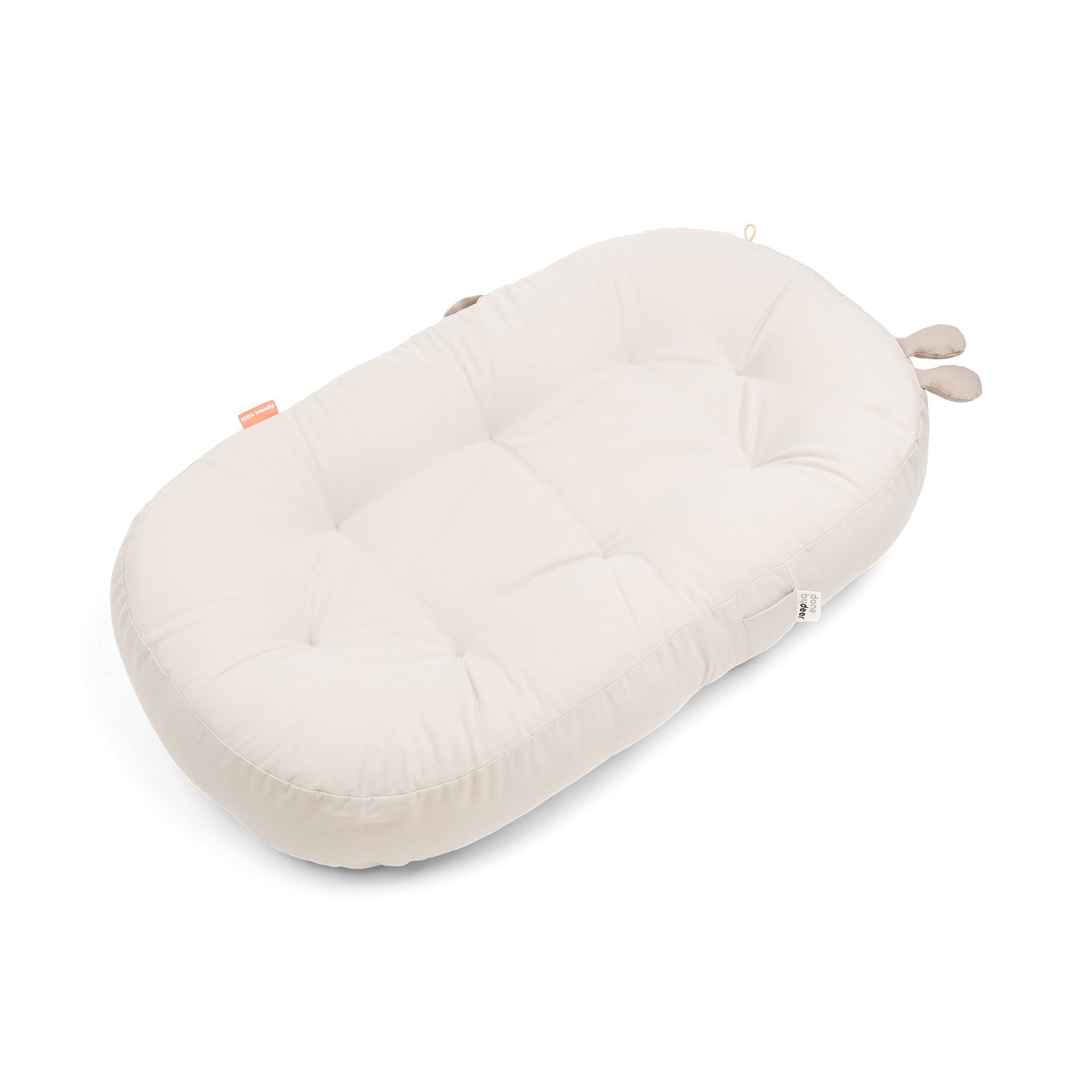 Done by Deer Cozy Lounger mit Aktivitätsbogen „Raffi“ – Blue