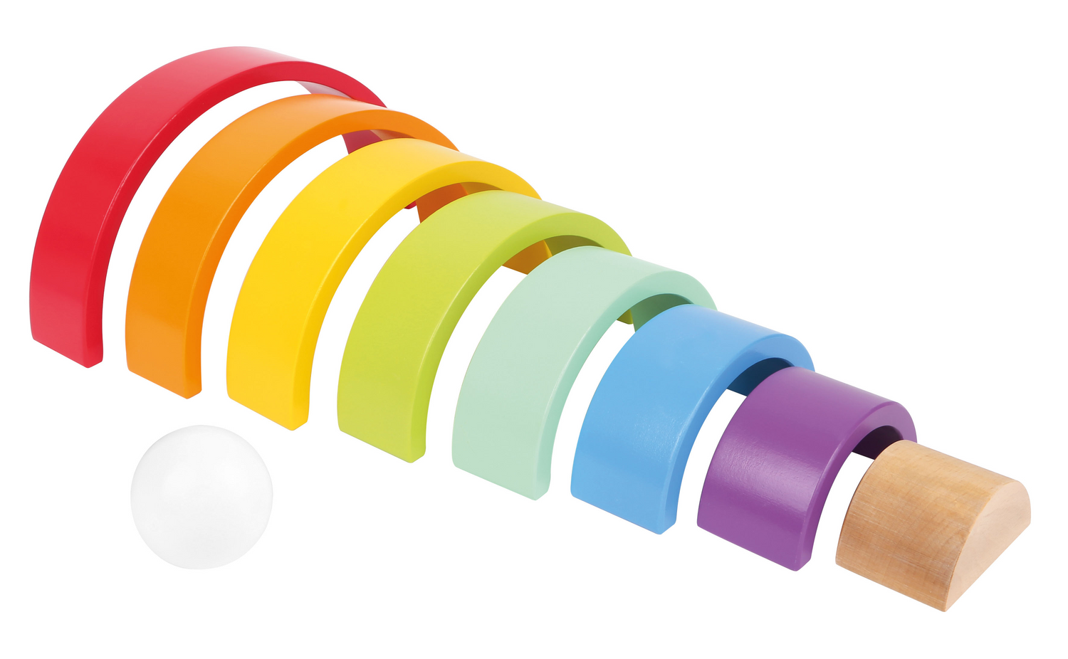 Holzbausteine Regenbogen