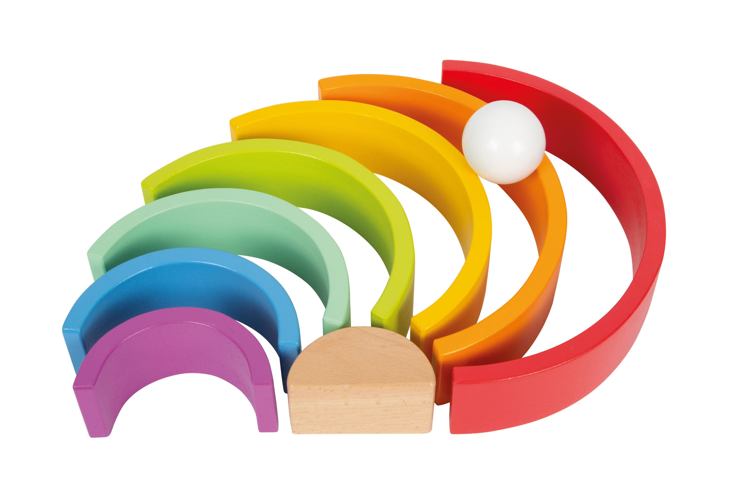 Holzbausteine Regenbogen