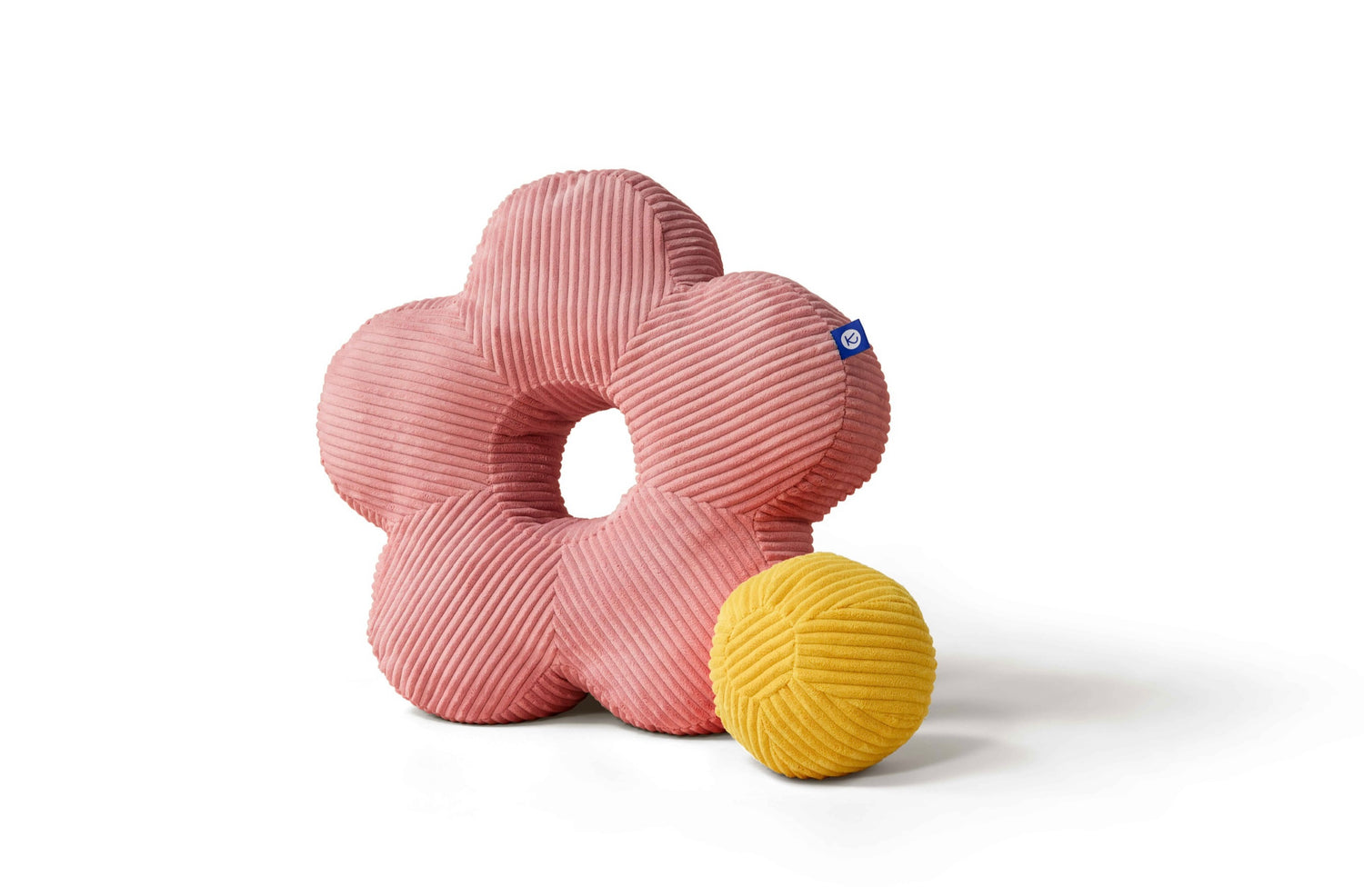 KOOJA Blumen Kissen mit Ball- Kissen ,FLOWER‘