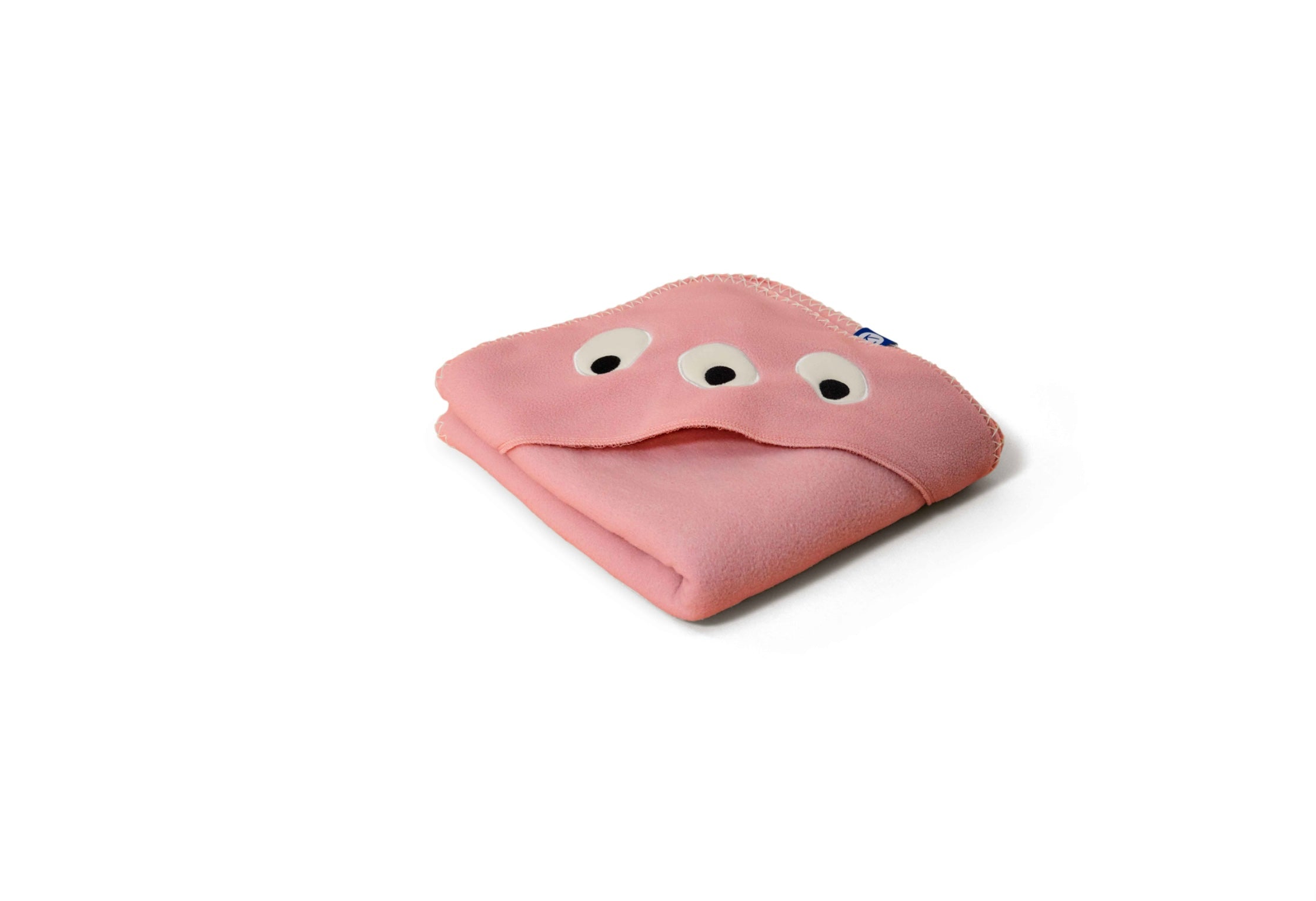 KOOJA Decke ,PONCHO‘ Fleece in Rosa