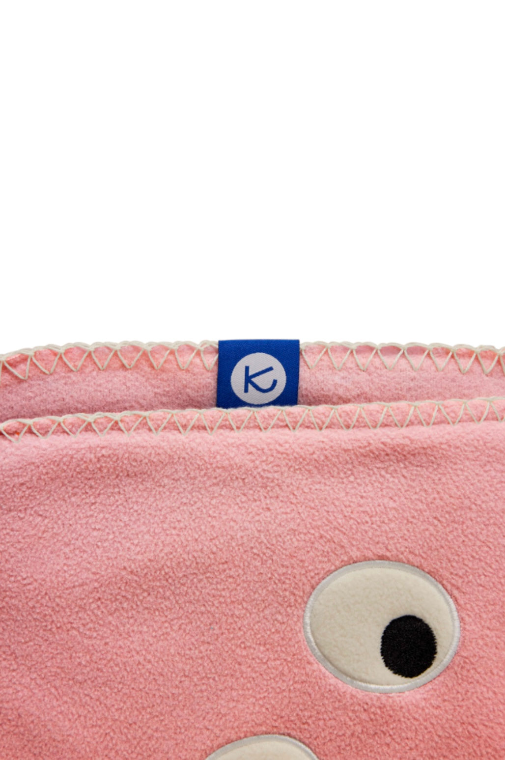 KOOJA Decke ,PONCHO‘ Fleece in Rosa