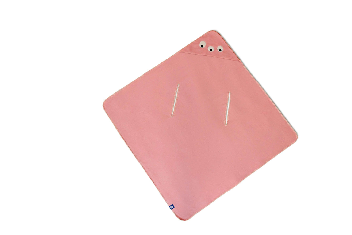 KOOJA Decke ,PONCHO‘ Fleece in Rosa