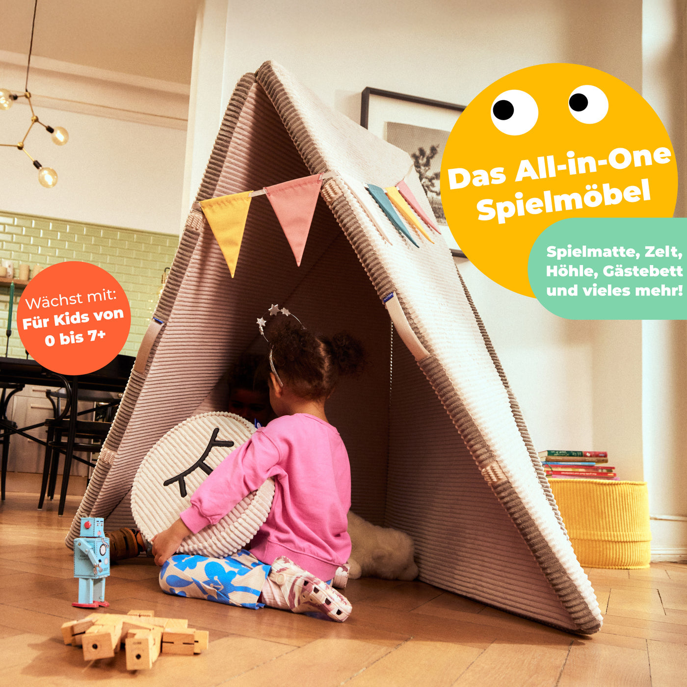 KOOJA Spielhöhle PLAY MAT FOLDEE Spielmatte