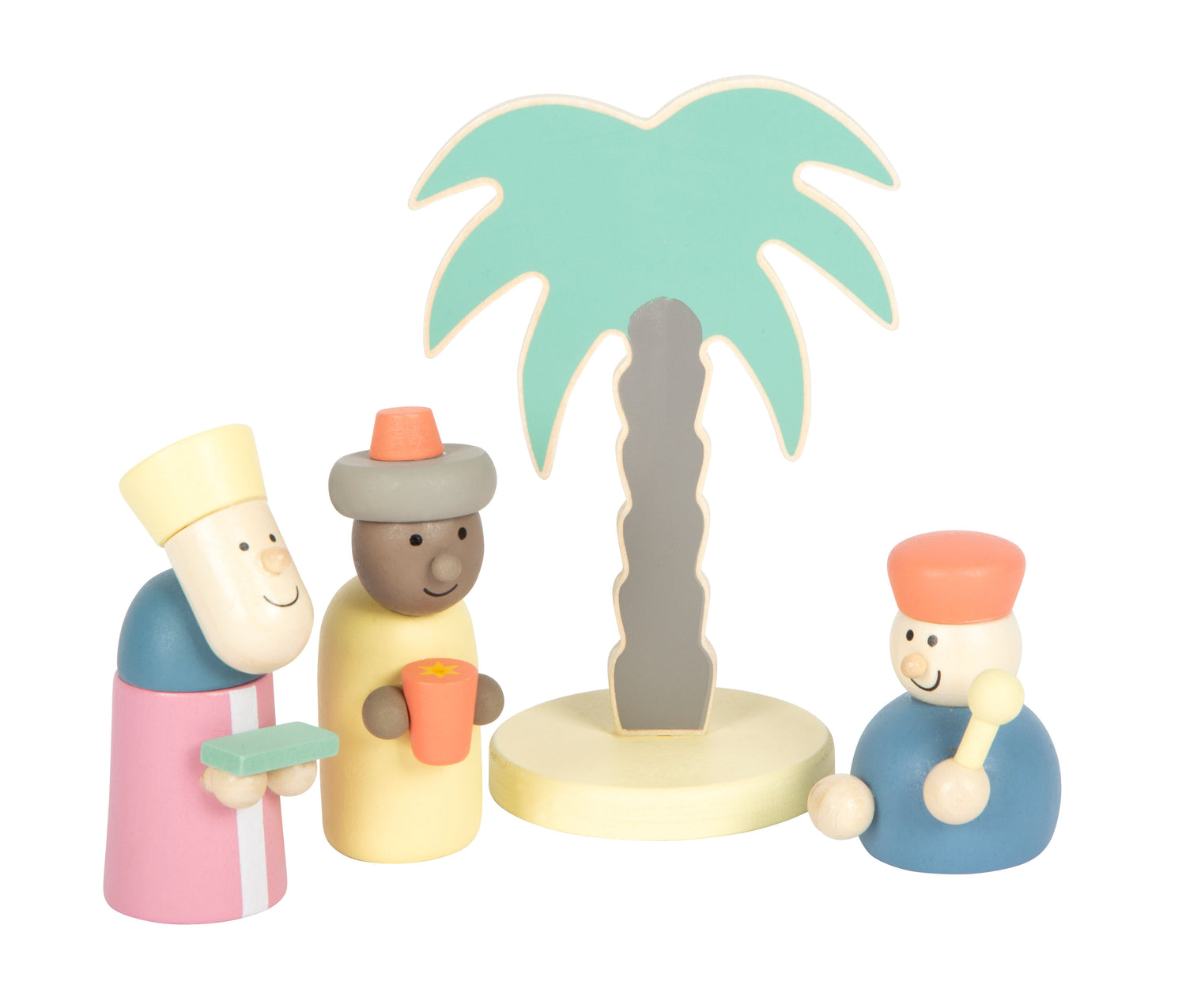 Holzkrippe Weihnachtsgeschichte