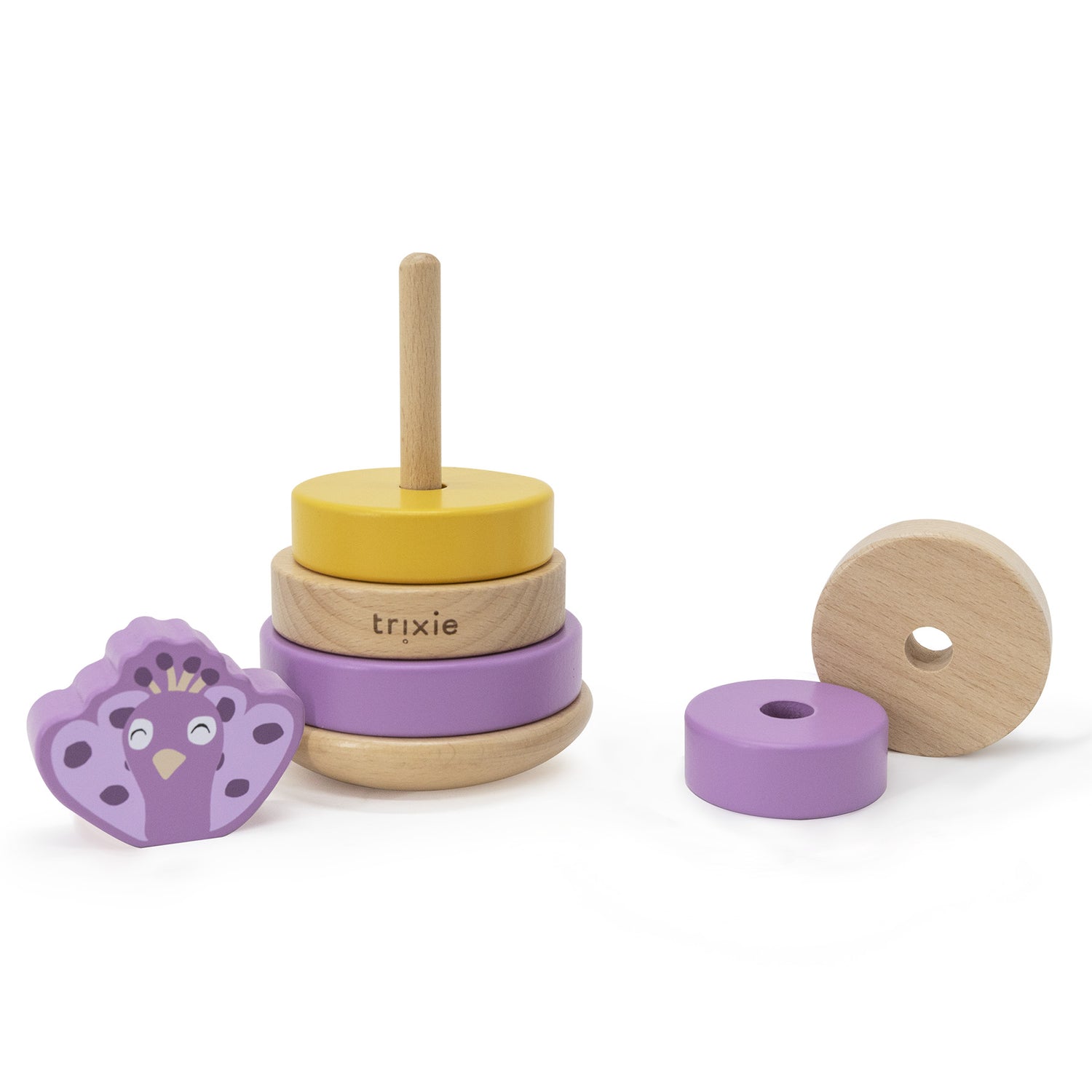 Trixie Stapelturm Holz Tiere personalisiert
