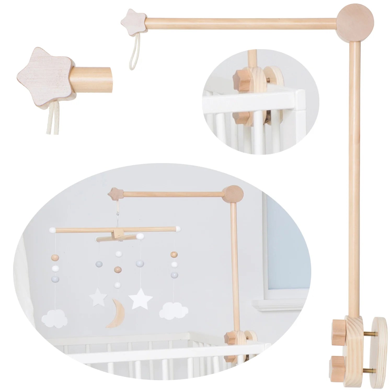 JaBaDaBaDo Mobile-Halter aus Holz