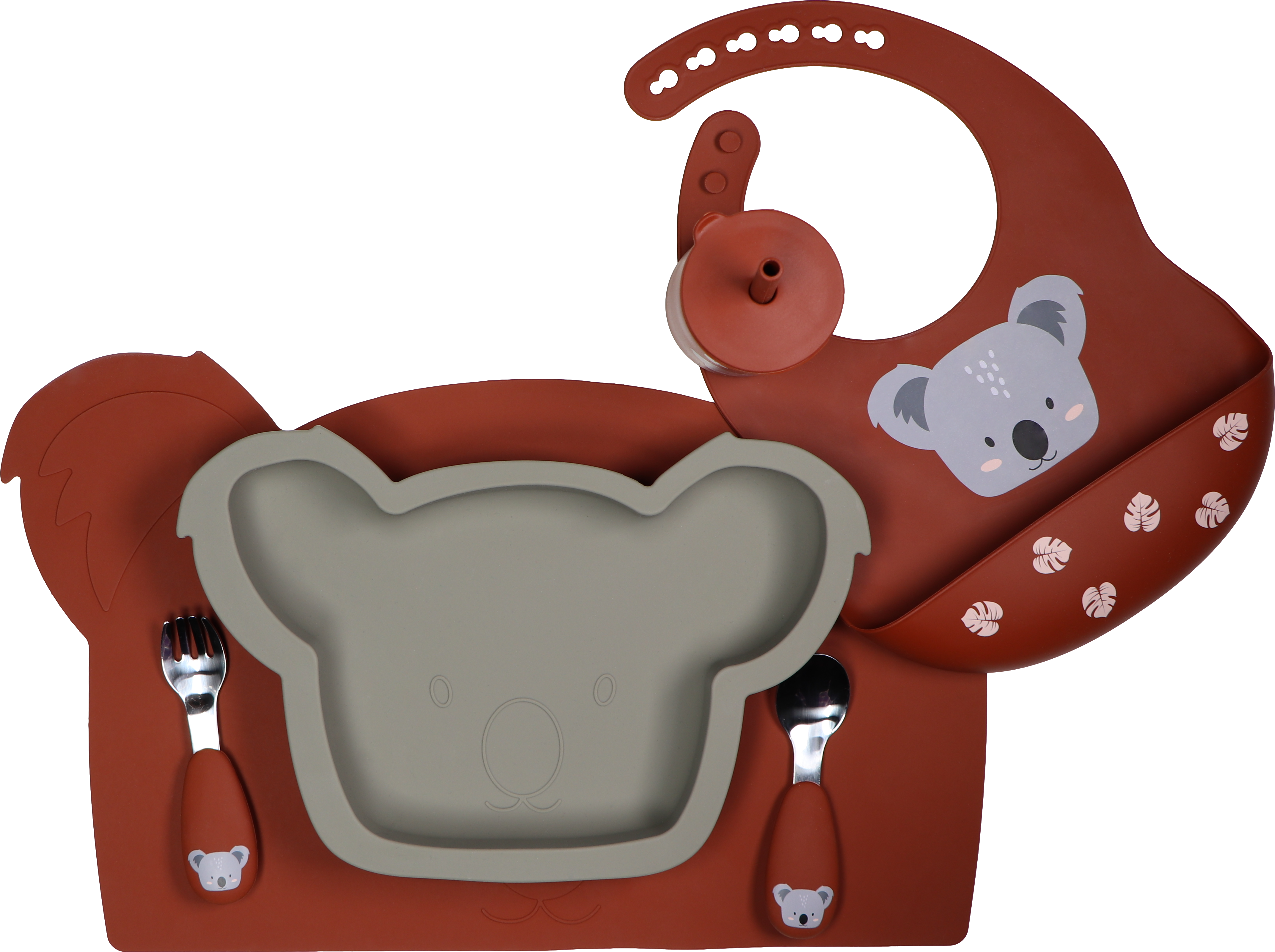 Silikon-Strohhalmbecher - Koala