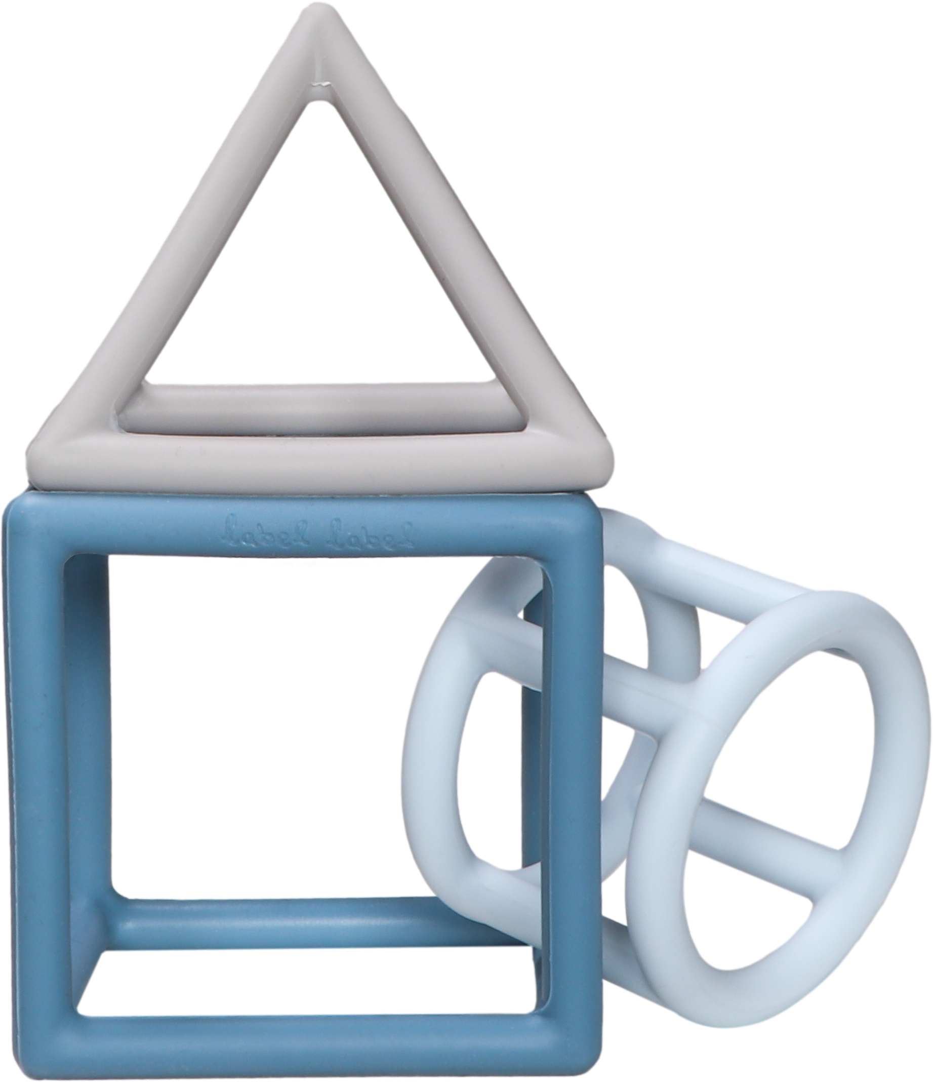 Beißring 3 Geometrische Formen - Silikon