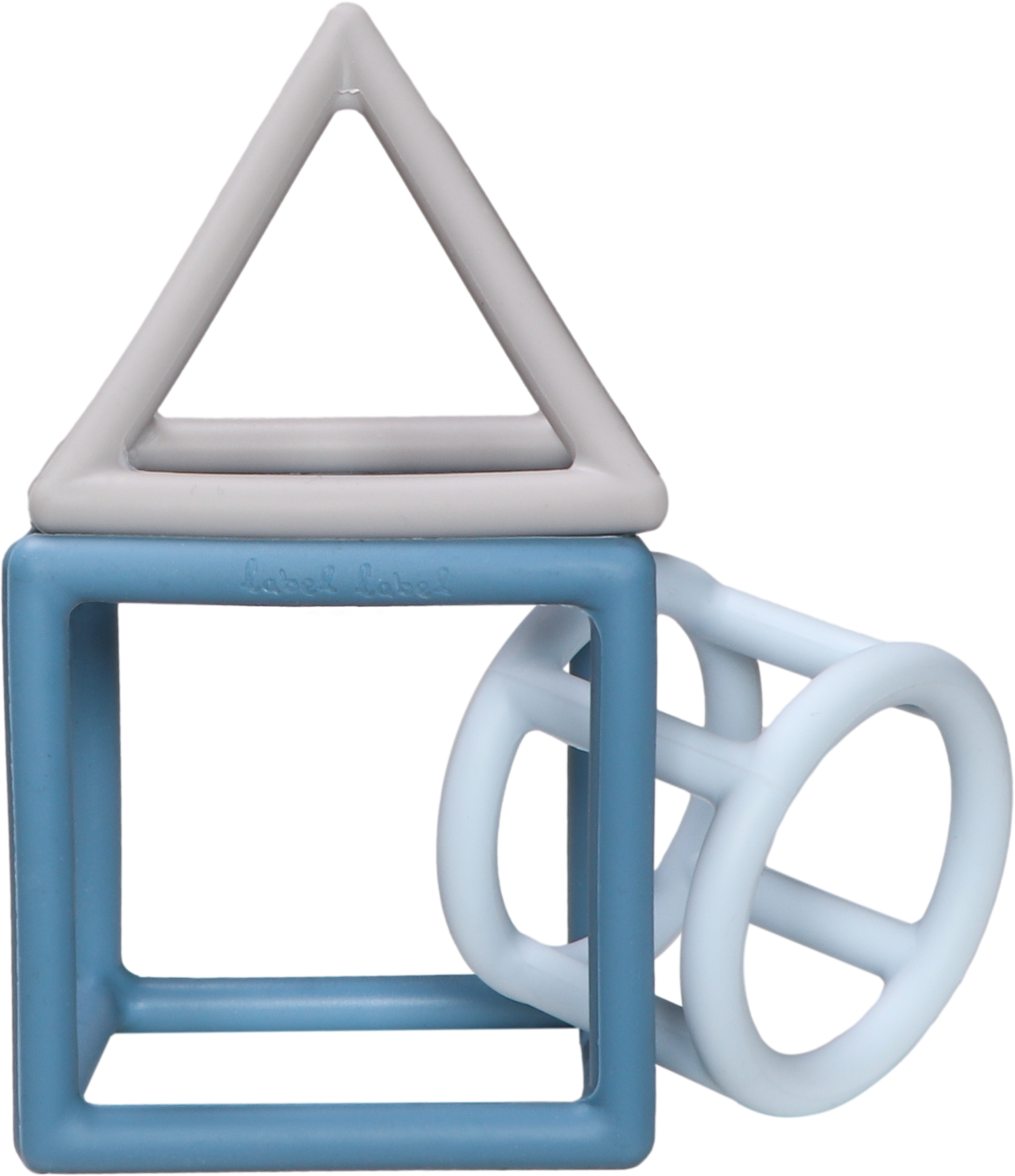 Beißring 3 Geometrische Formen - Silikon