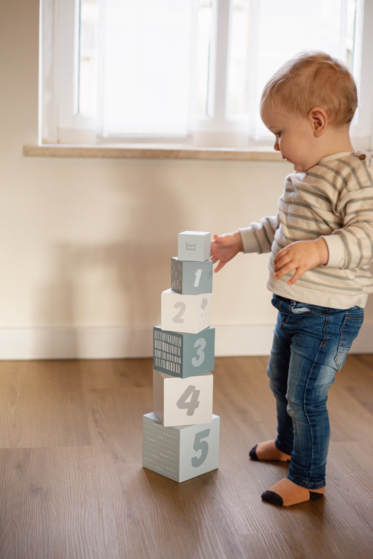 label label Stapelblöcke Zahlen