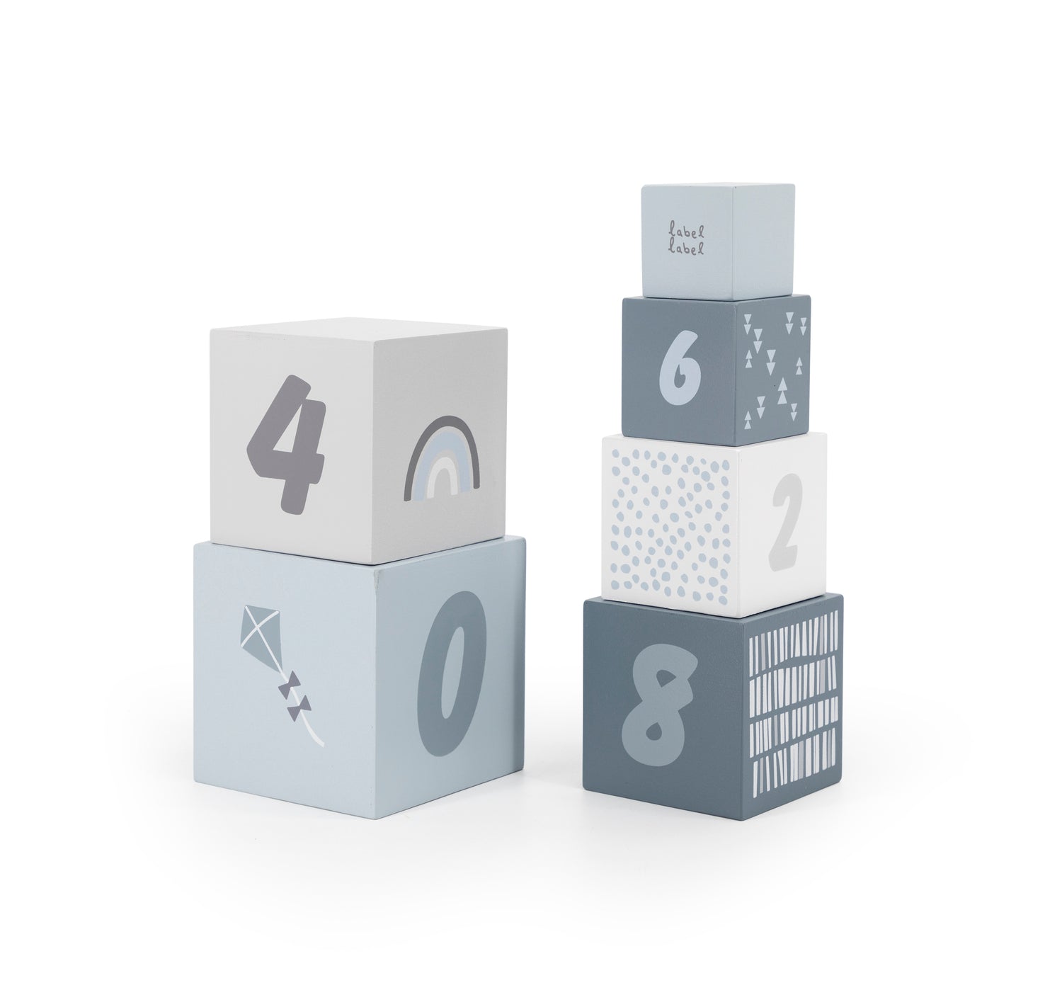 label label Stapelblöcke Zahlen