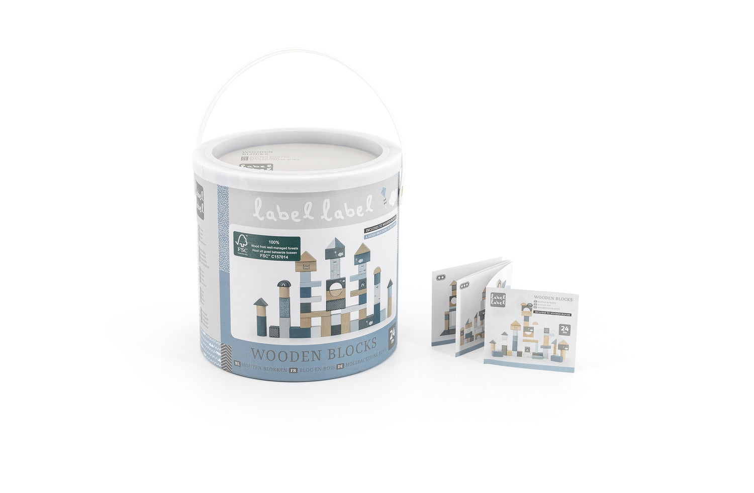 label label Holzbausteine