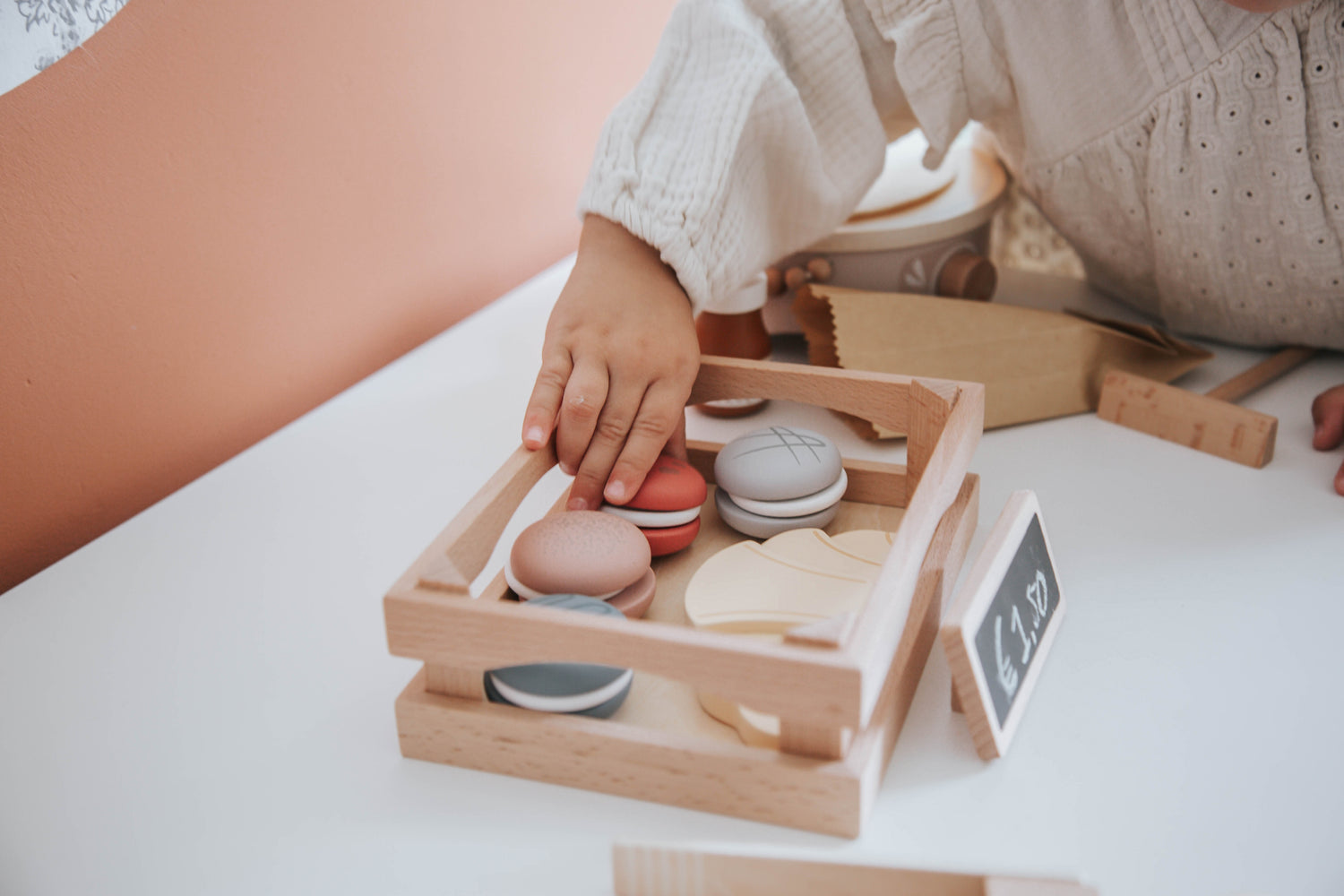 label label Baguette Set aus Holz