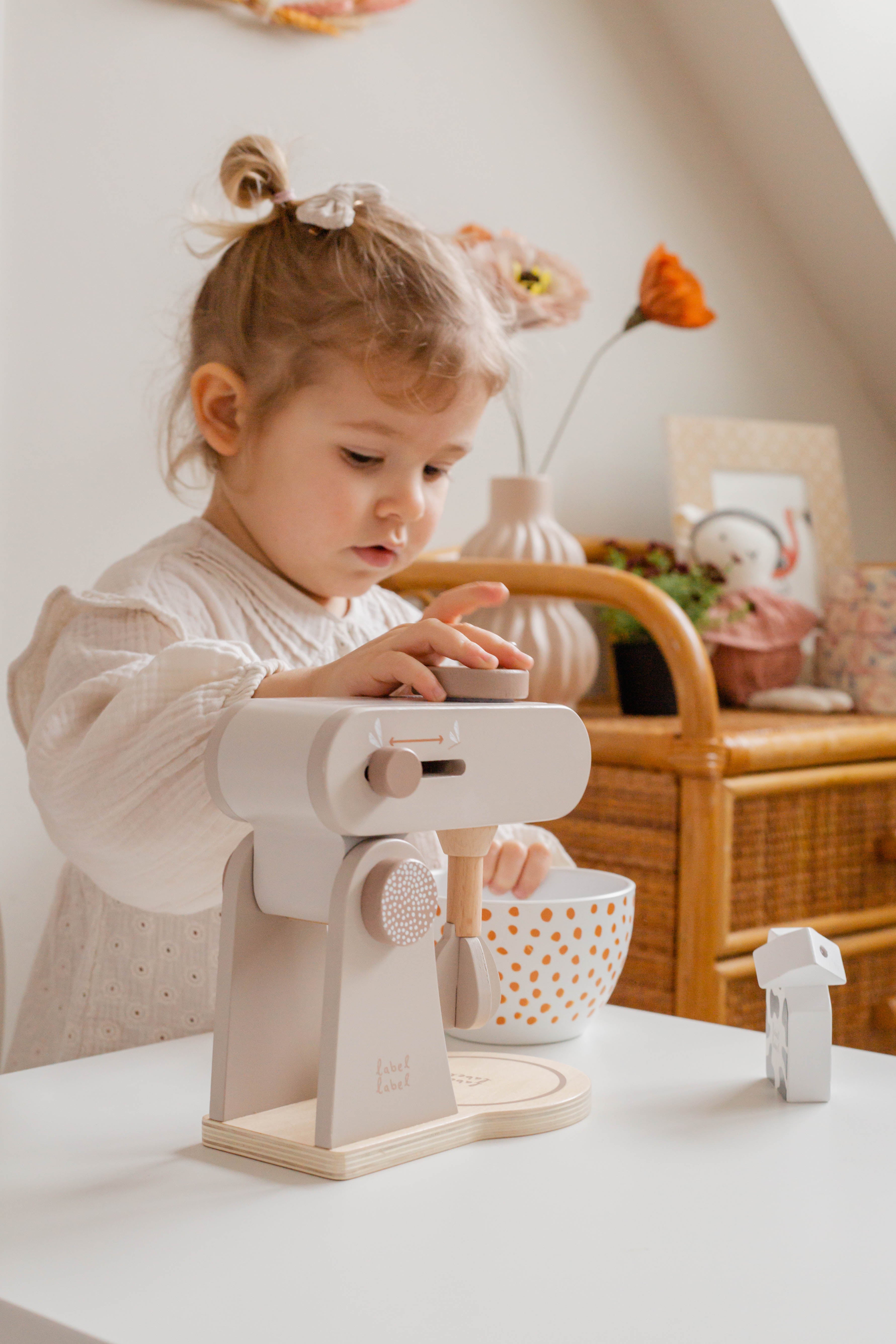 label label Holzmixer Spielküche Zubehör