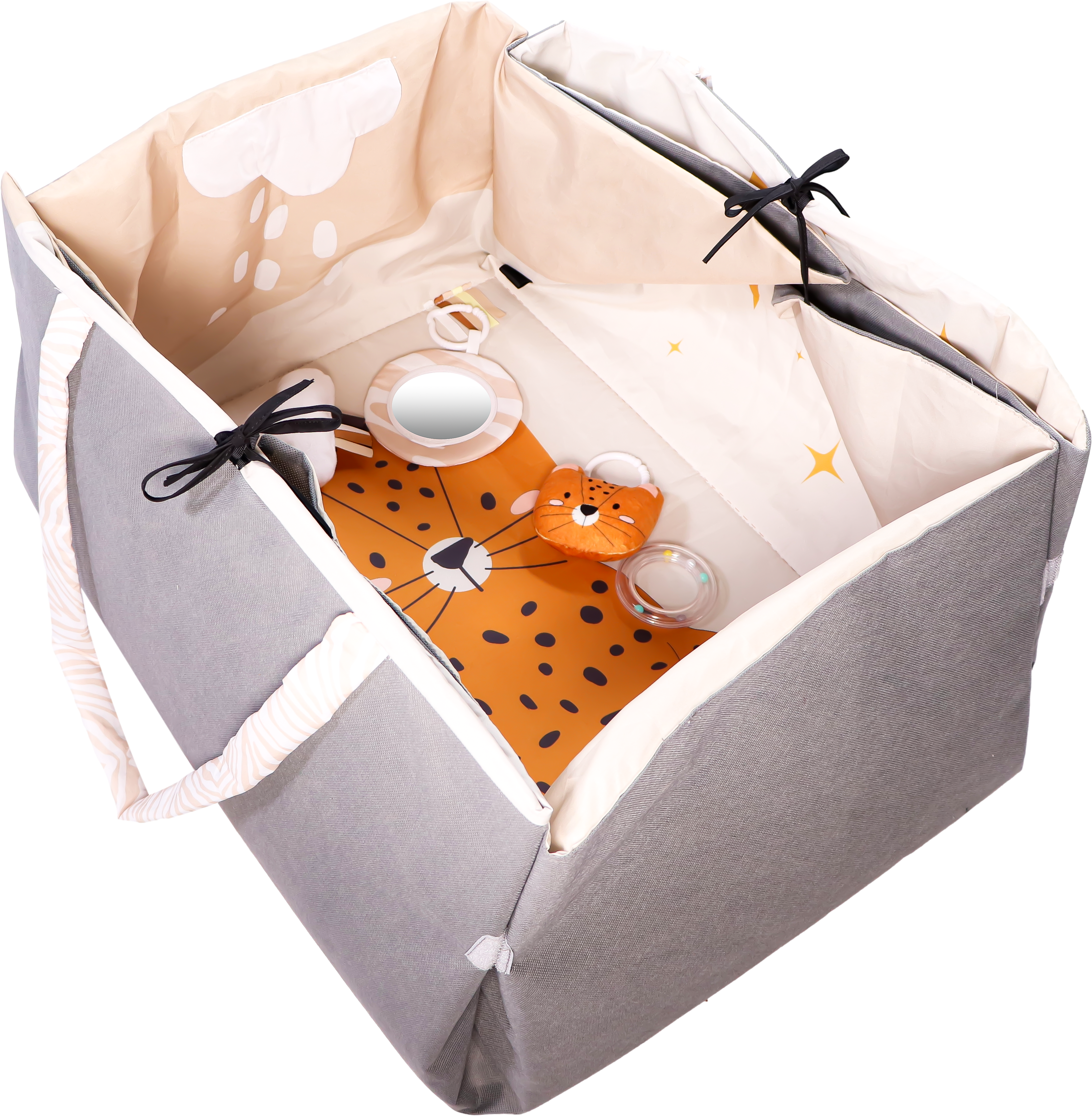TRYCO 2-in-1 Spielteppich und Tasche