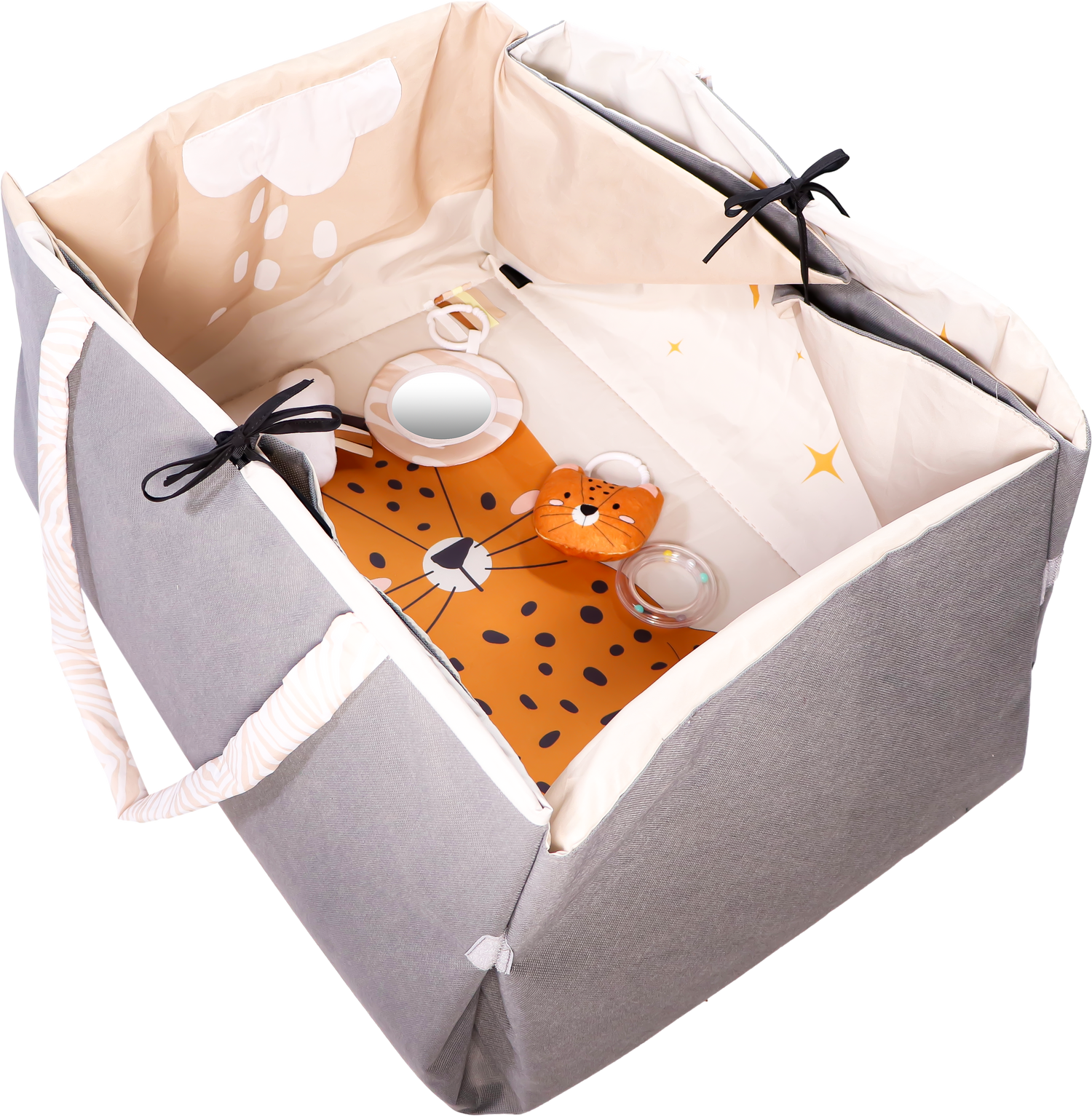 TRYCO 2-in-1 Spielteppich und Tasche