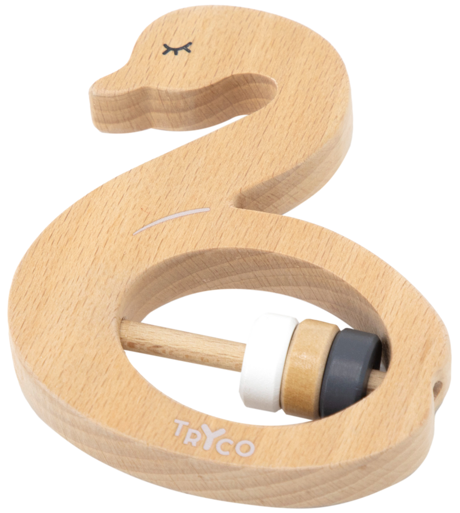TRYCO Holzrassel - Schwan
