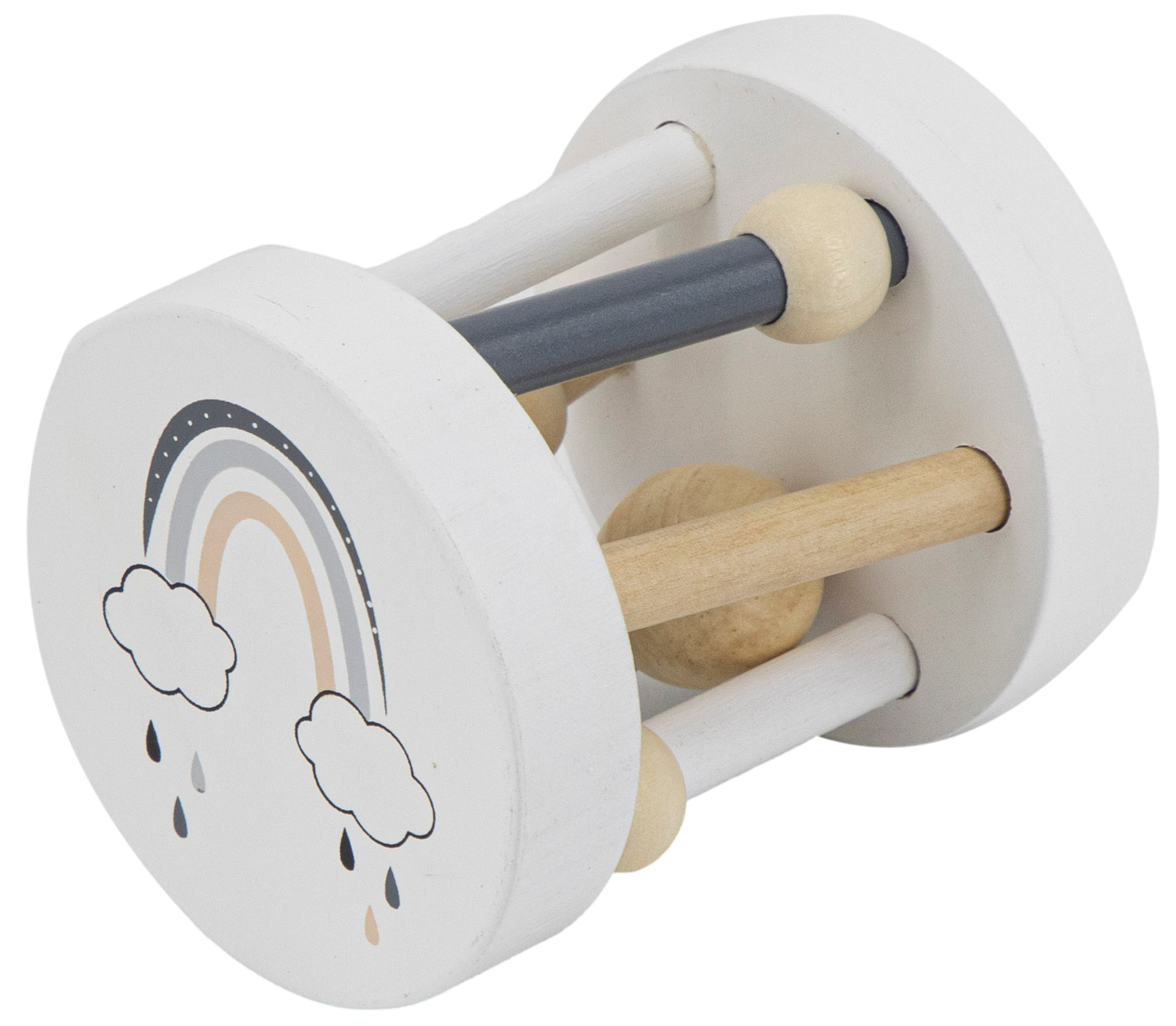 Rollrassel aus Holz