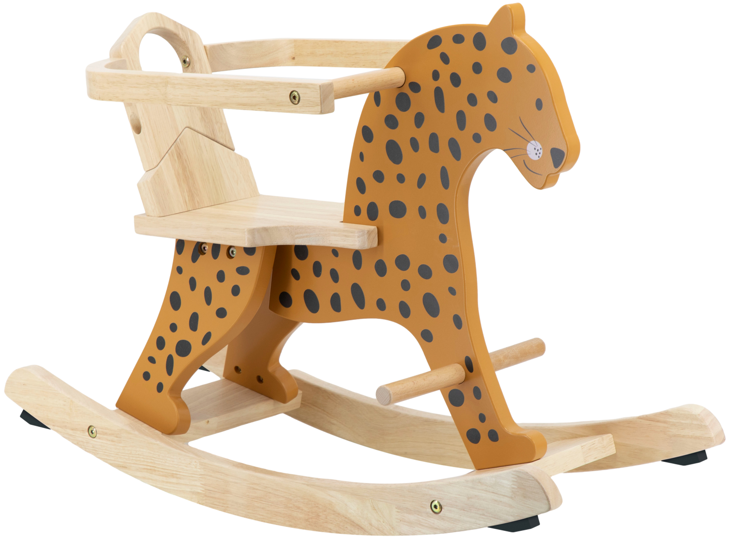 Schaukel-Leopard aus Holz