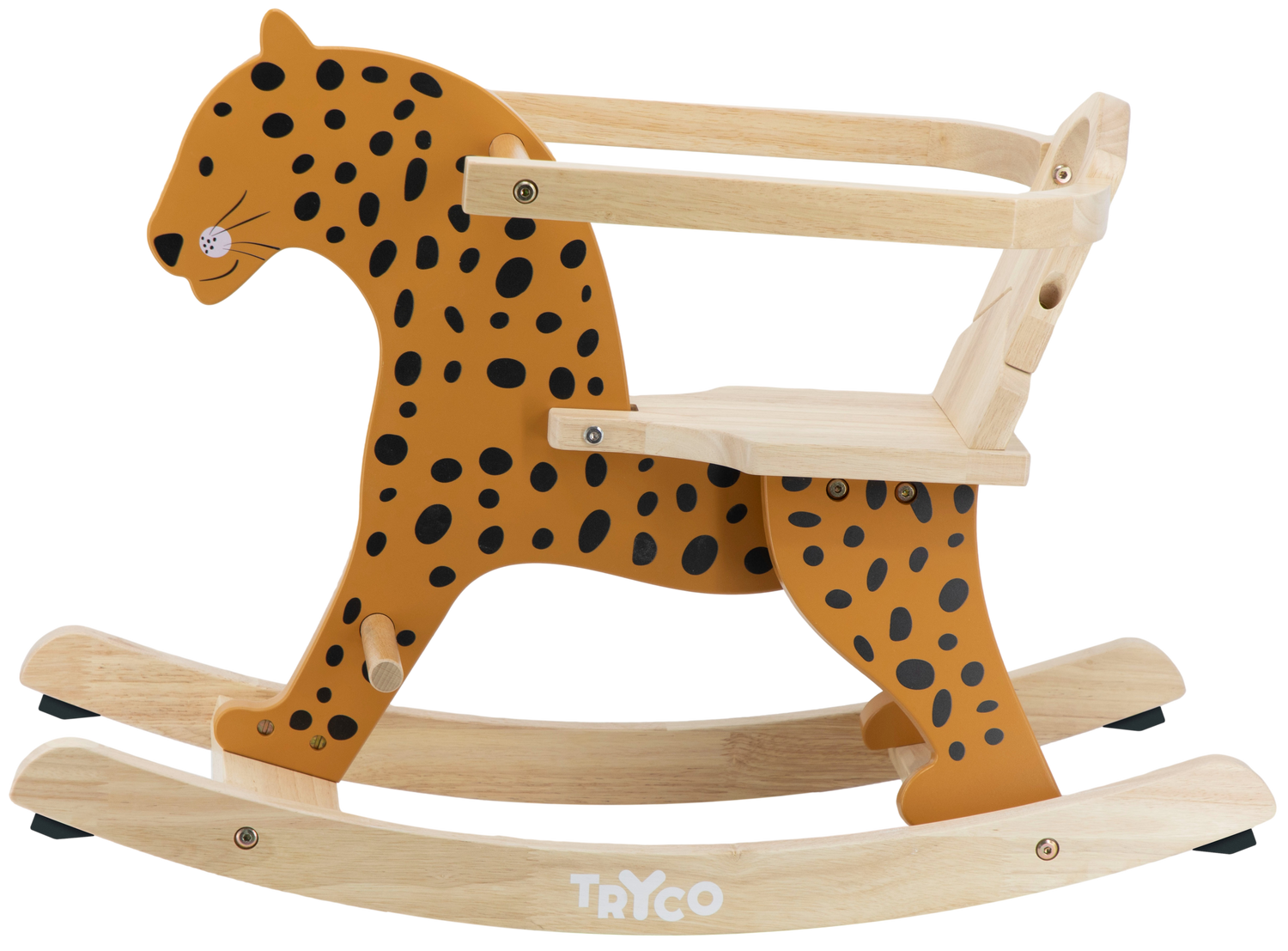 Schaukel-Leopard aus Holz