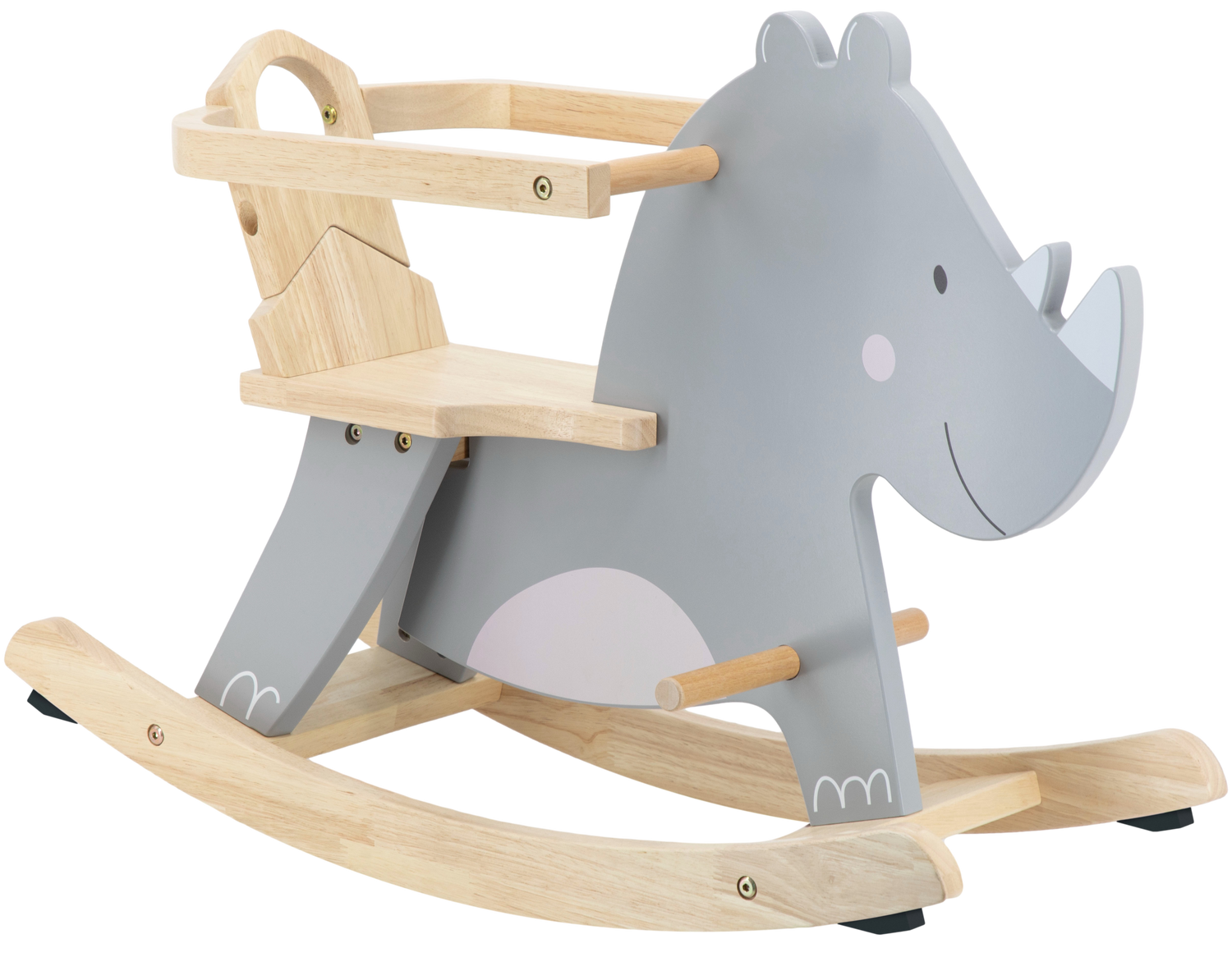 Schaukel-Nashorn aus Holz
