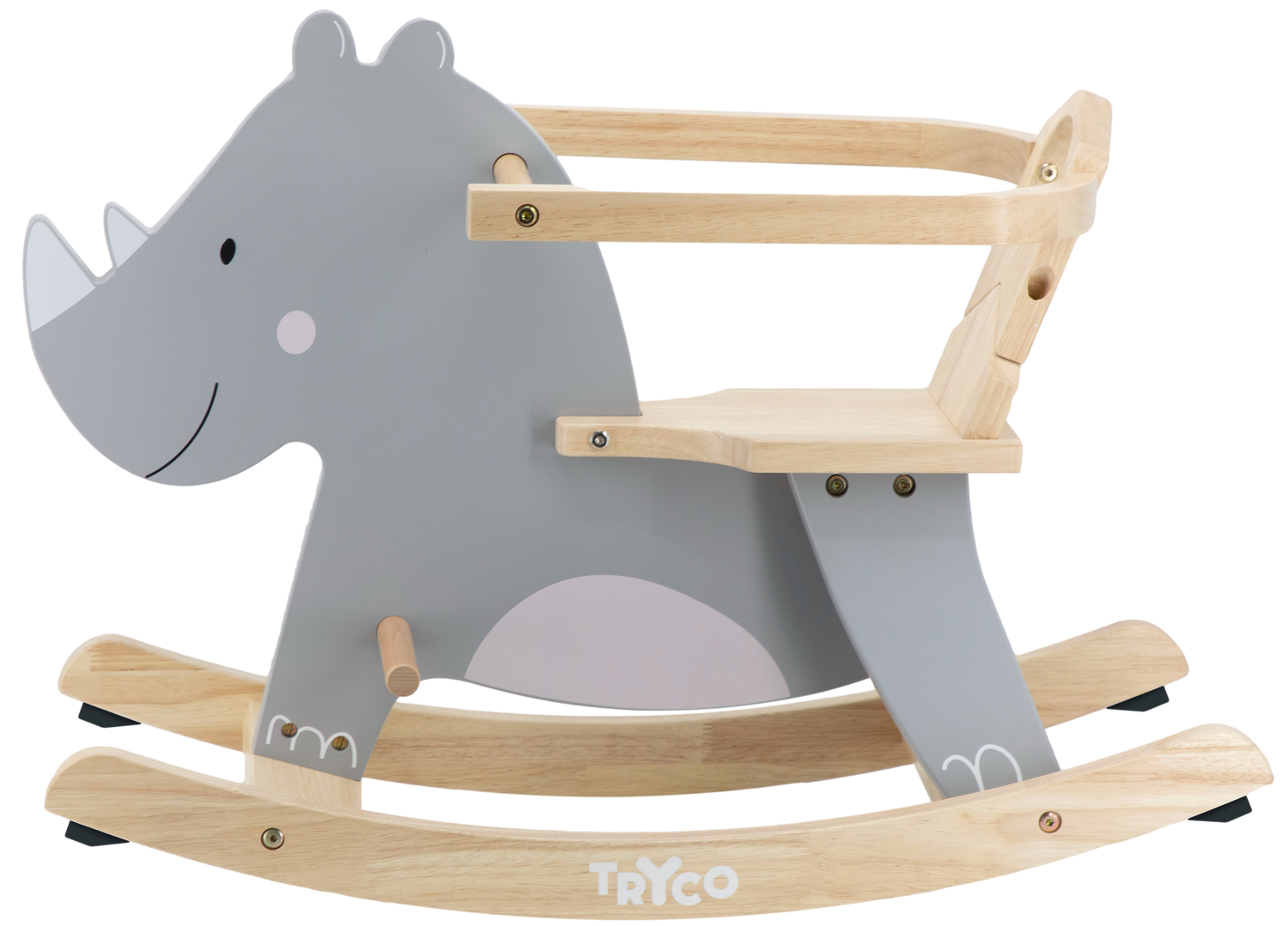Schaukel-Nashorn aus Holz