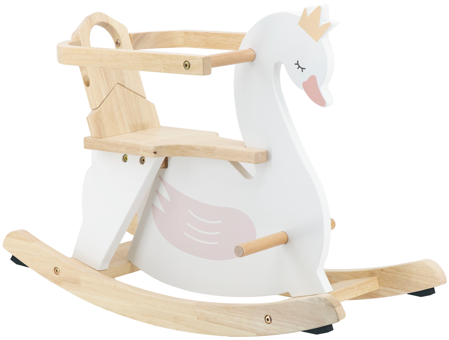Schaukel-Schwan aus Holz