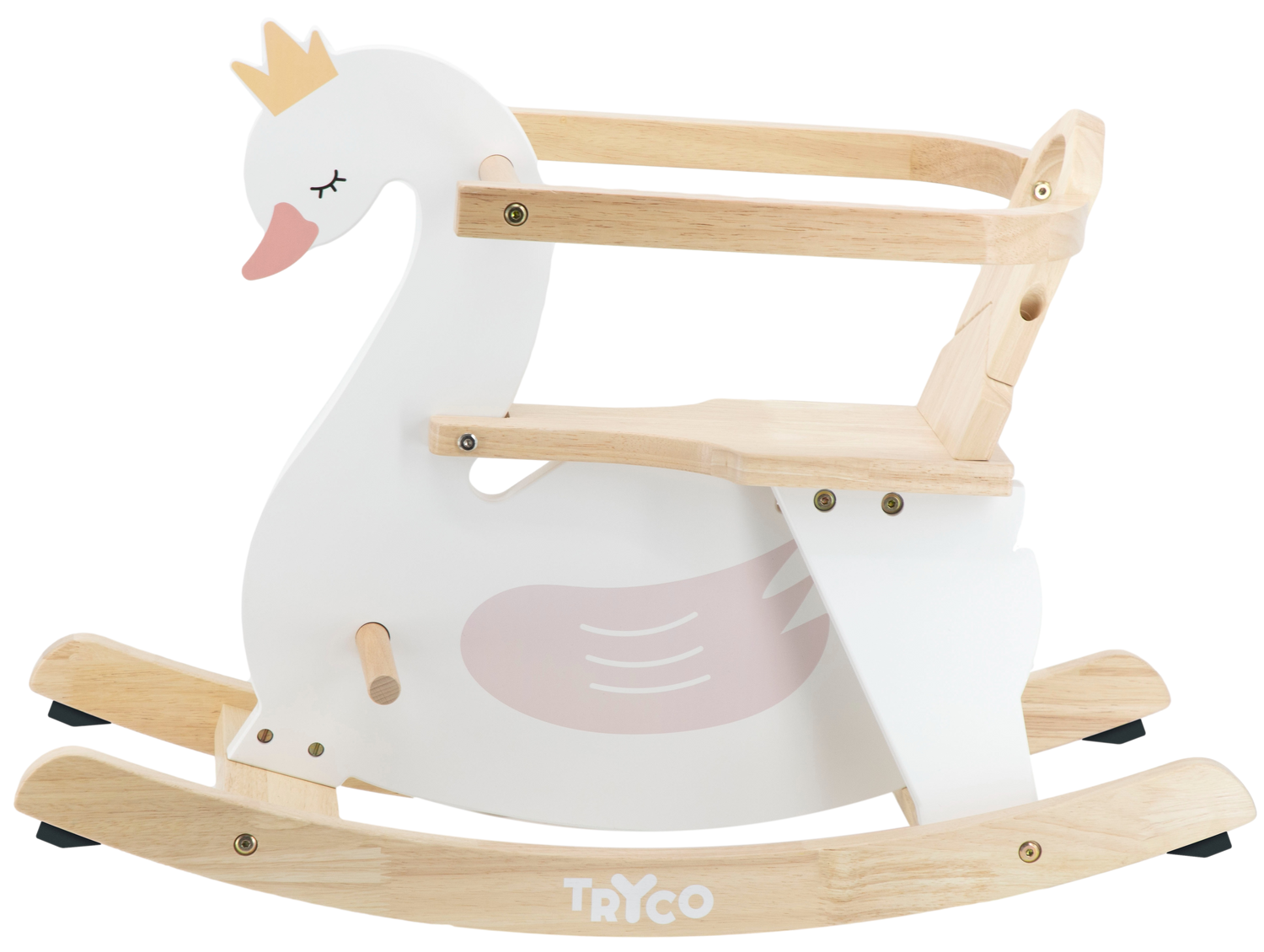 Schaukel-Schwan aus Holz