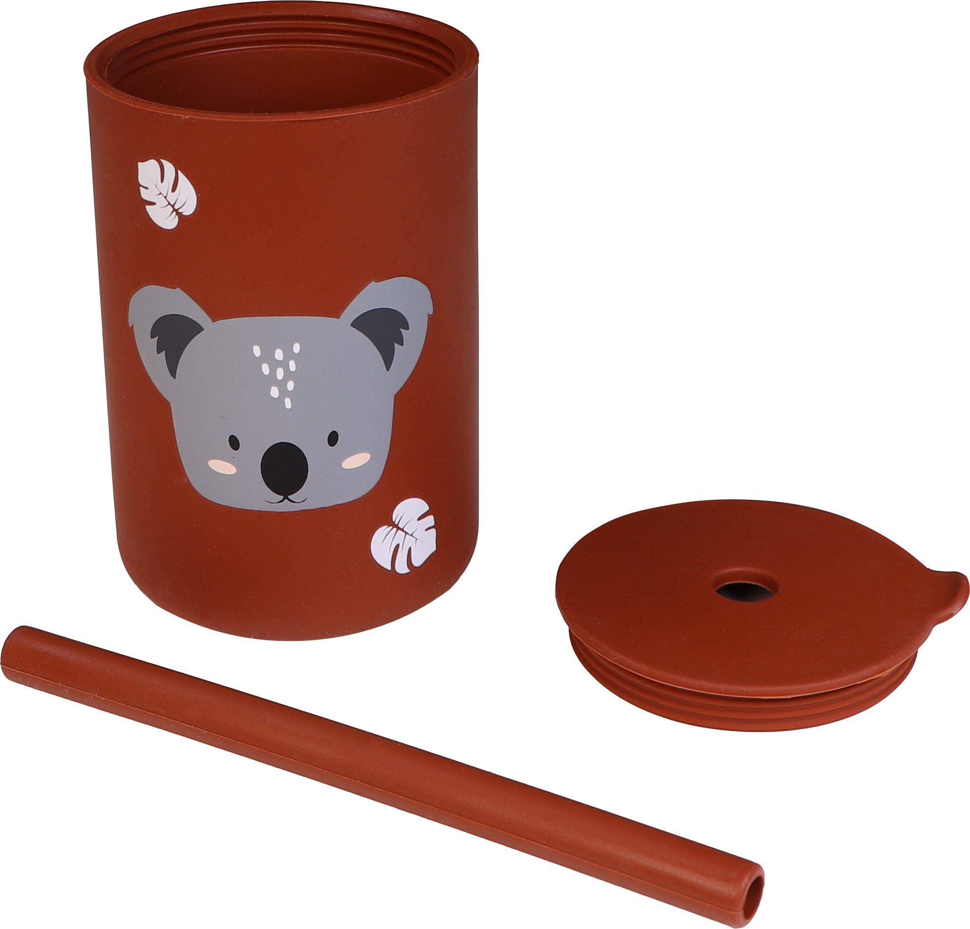 Silikon-Strohhalmbecher - Koala