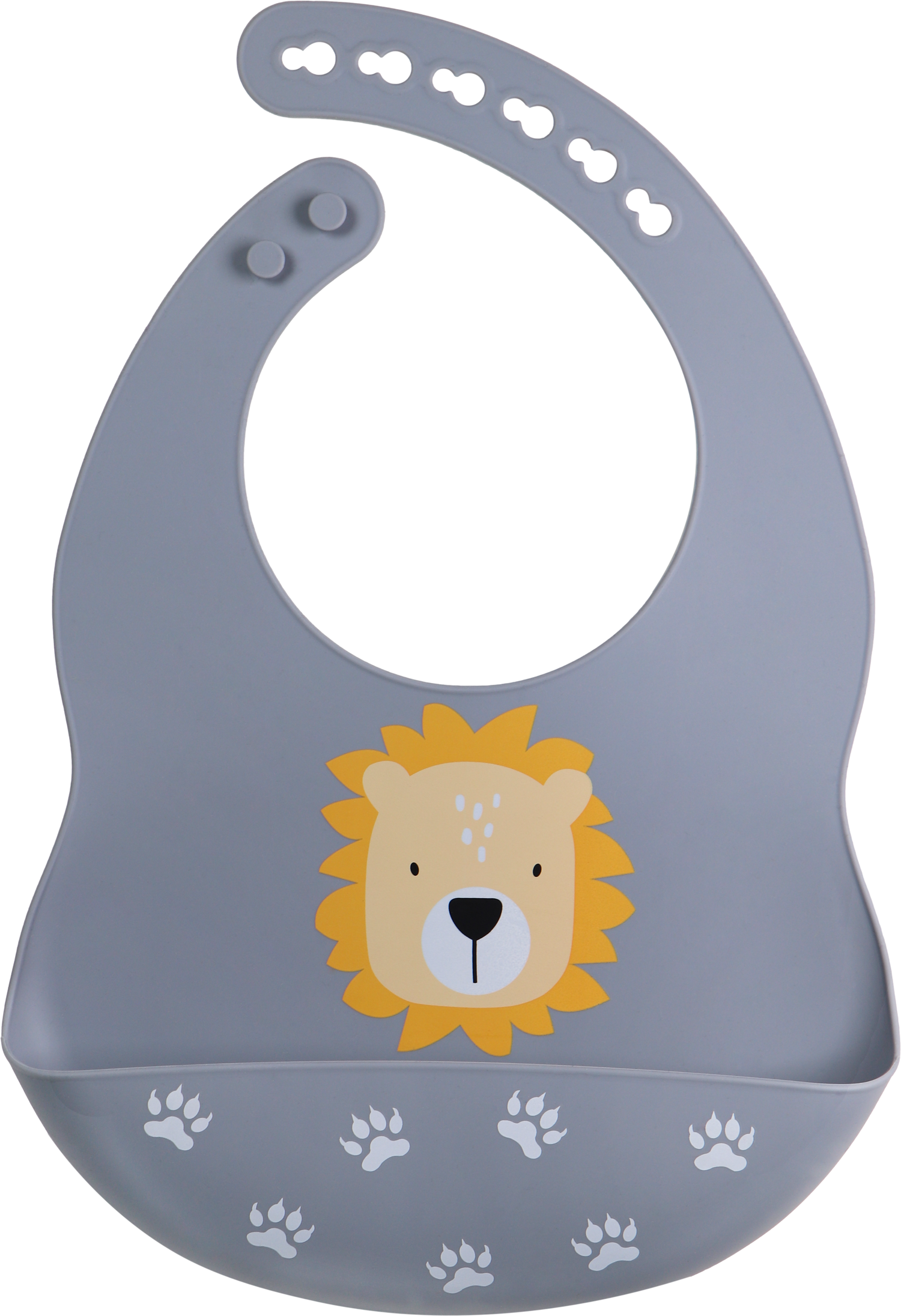 Lätzchen mit Löwe aus Silikon