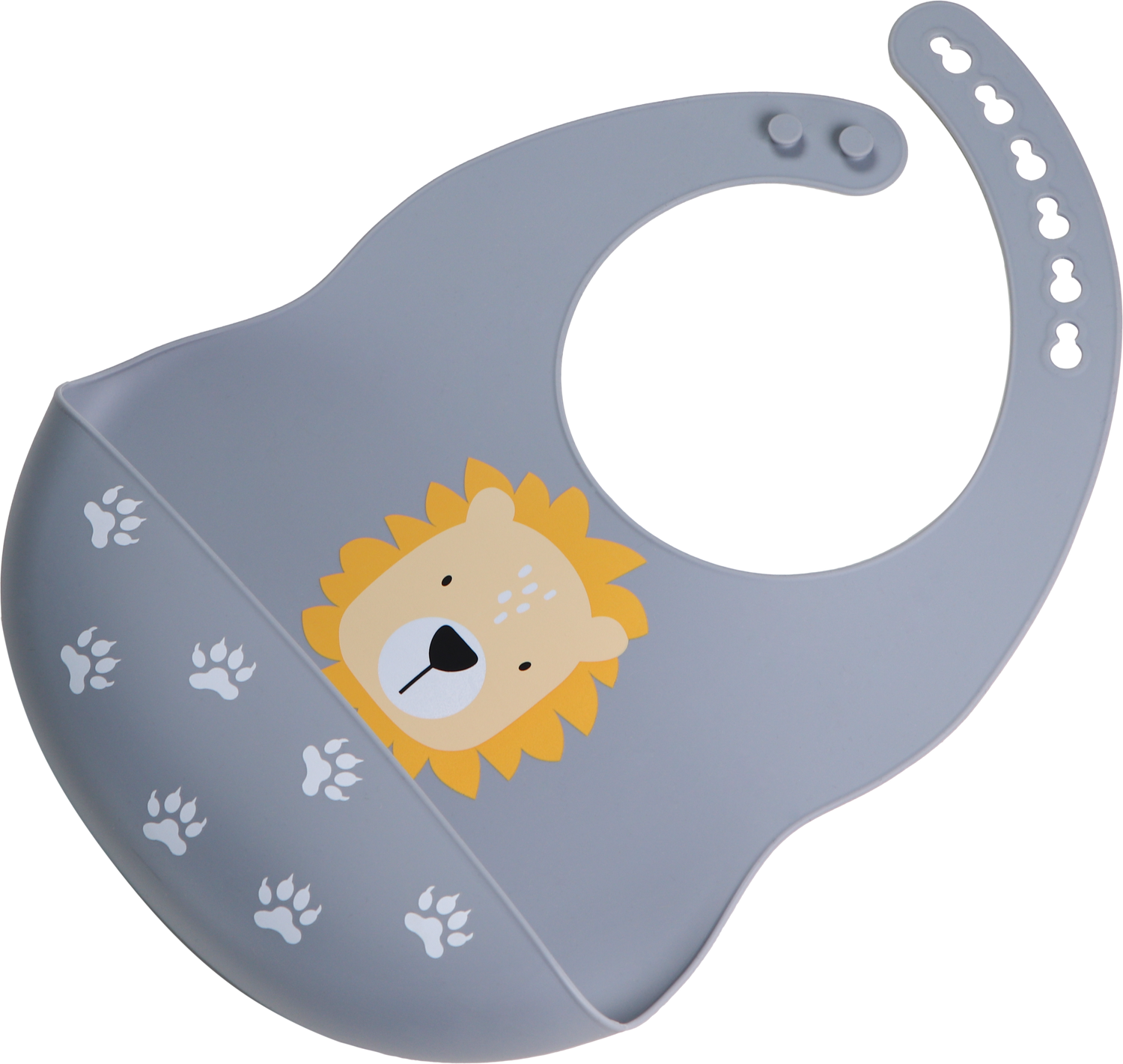 Lätzchen mit Löwe aus Silikon