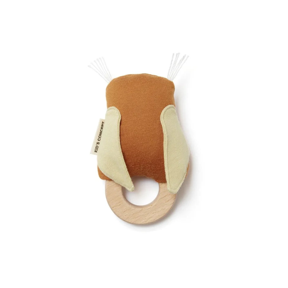 Kids Concept Rassel „Eule Edvin“ Braun