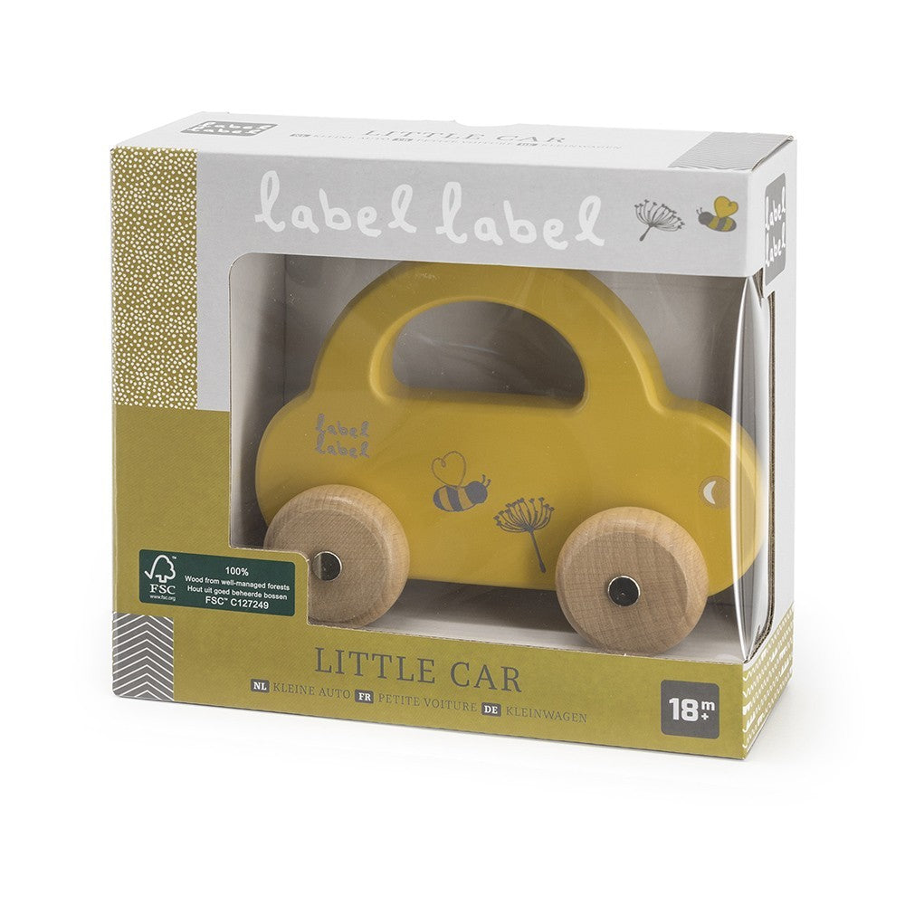 label label Holzauto