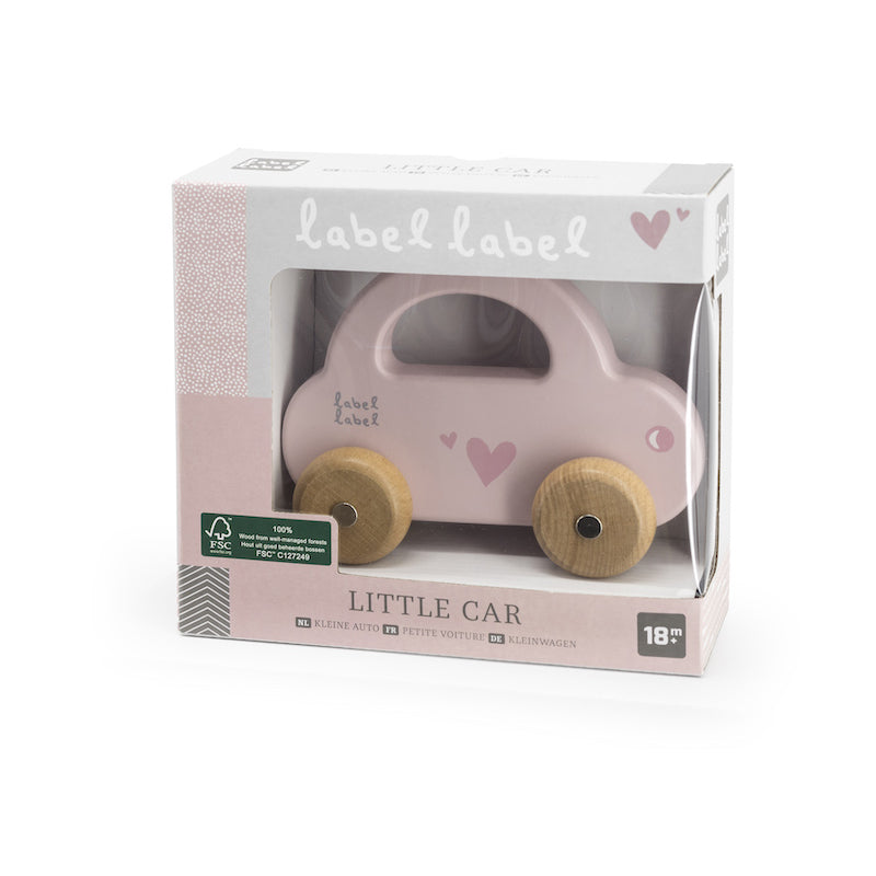 label label Holzauto