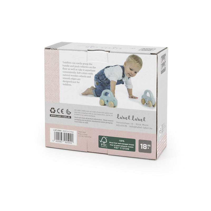 label label Holzauto