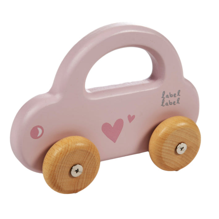 label label Holzauto